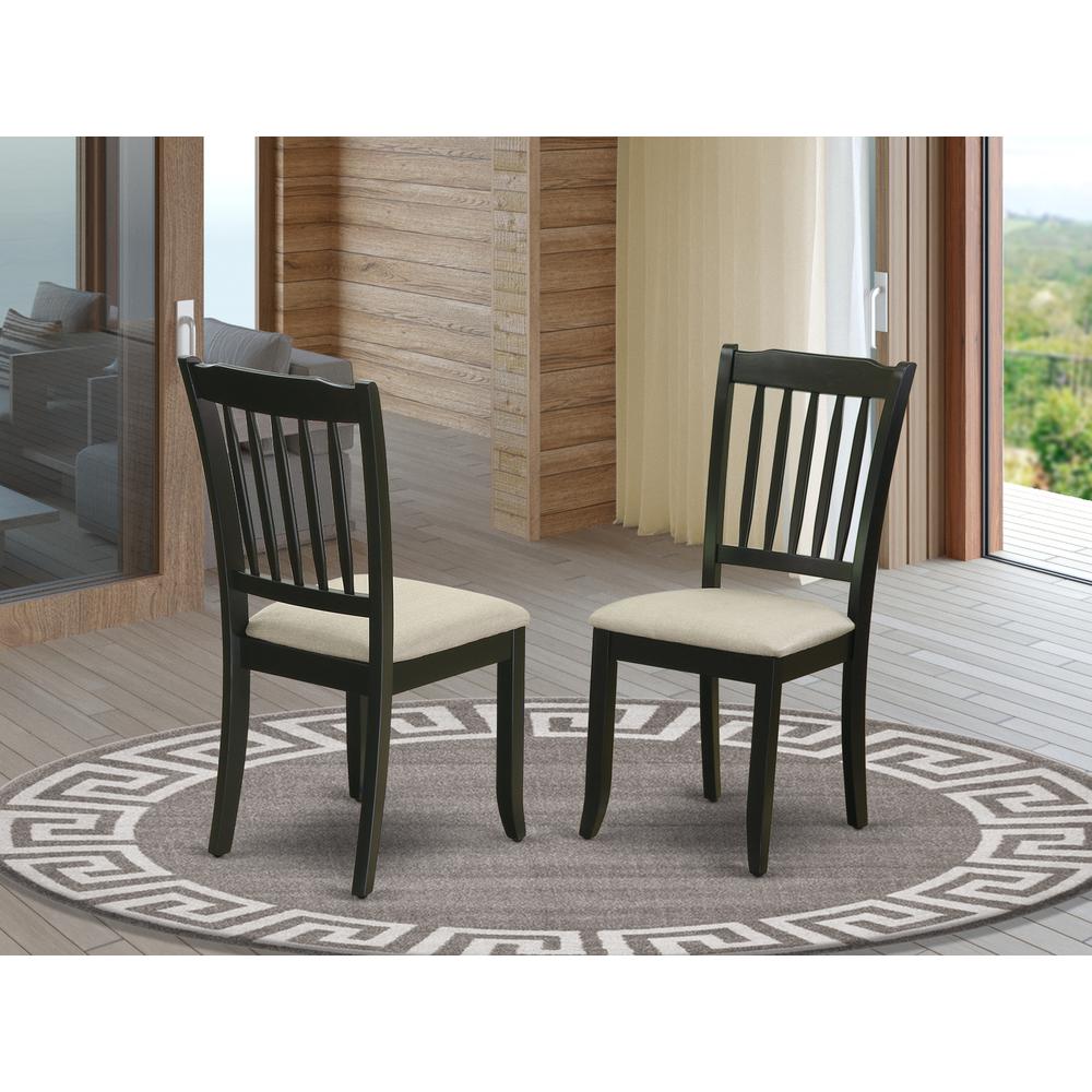 East West Furniture DAC-BLK-C Dining-Chairs - View #2