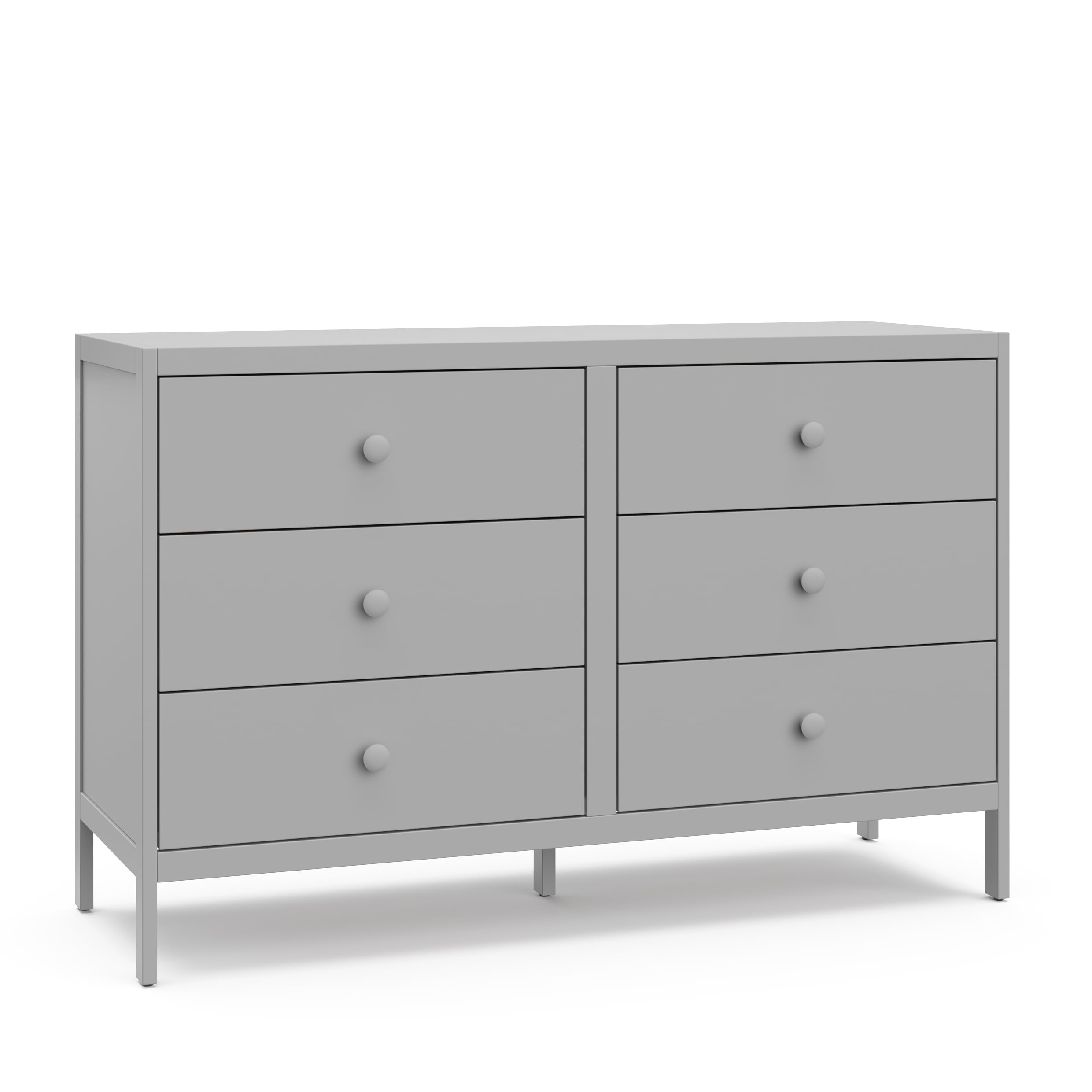 Graco Pebble Gray Pine 6 Drawer Standard Dresser in the Dressers department at Lowes