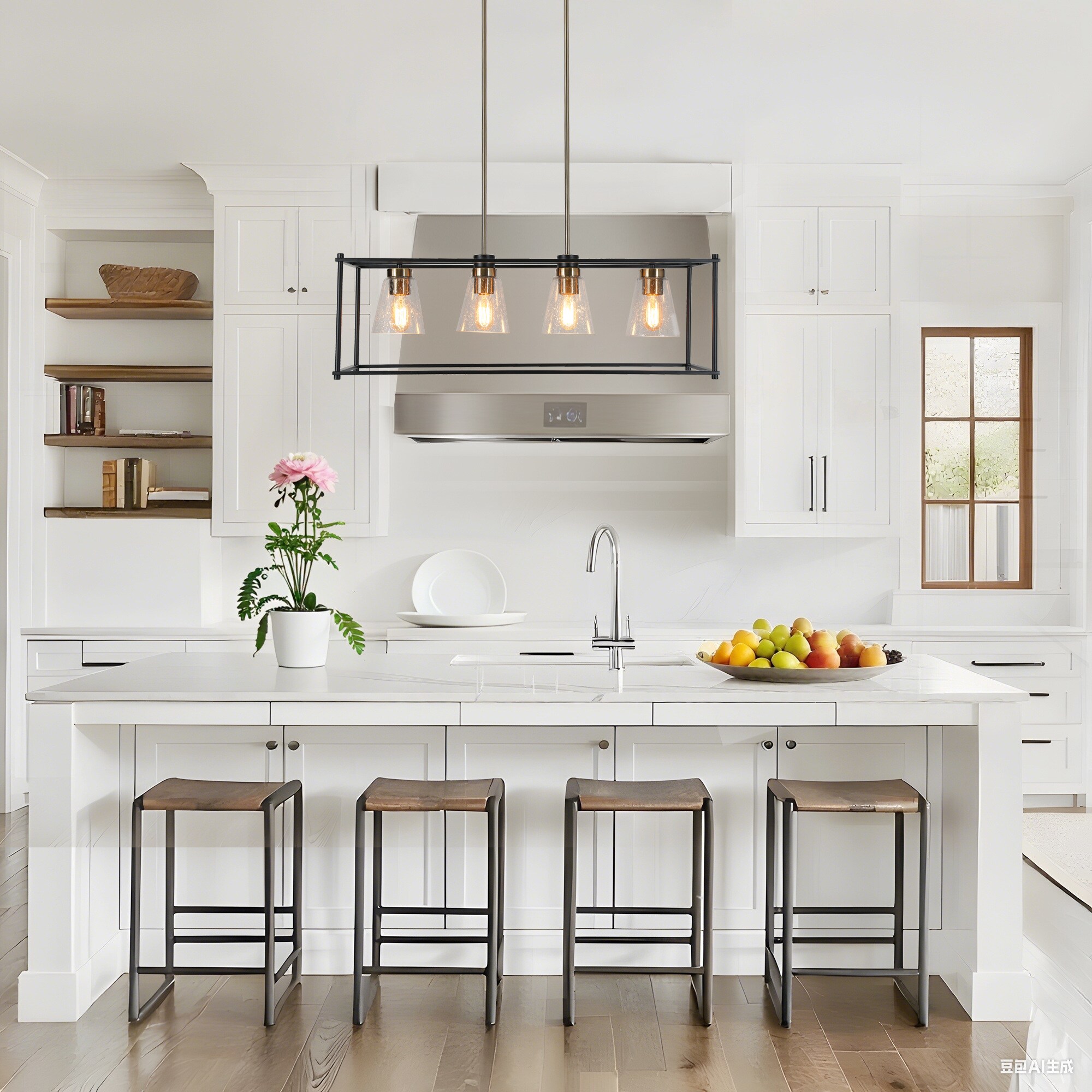 ZEVNI L3QQVQ2UW4757SI8 Pendant-Lights - View #4