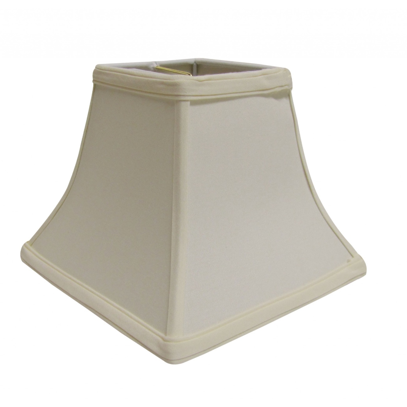 HomeRoots 4000469981 9-Inches x 10-Inches Ivory Fabric Bell Lamp Shade