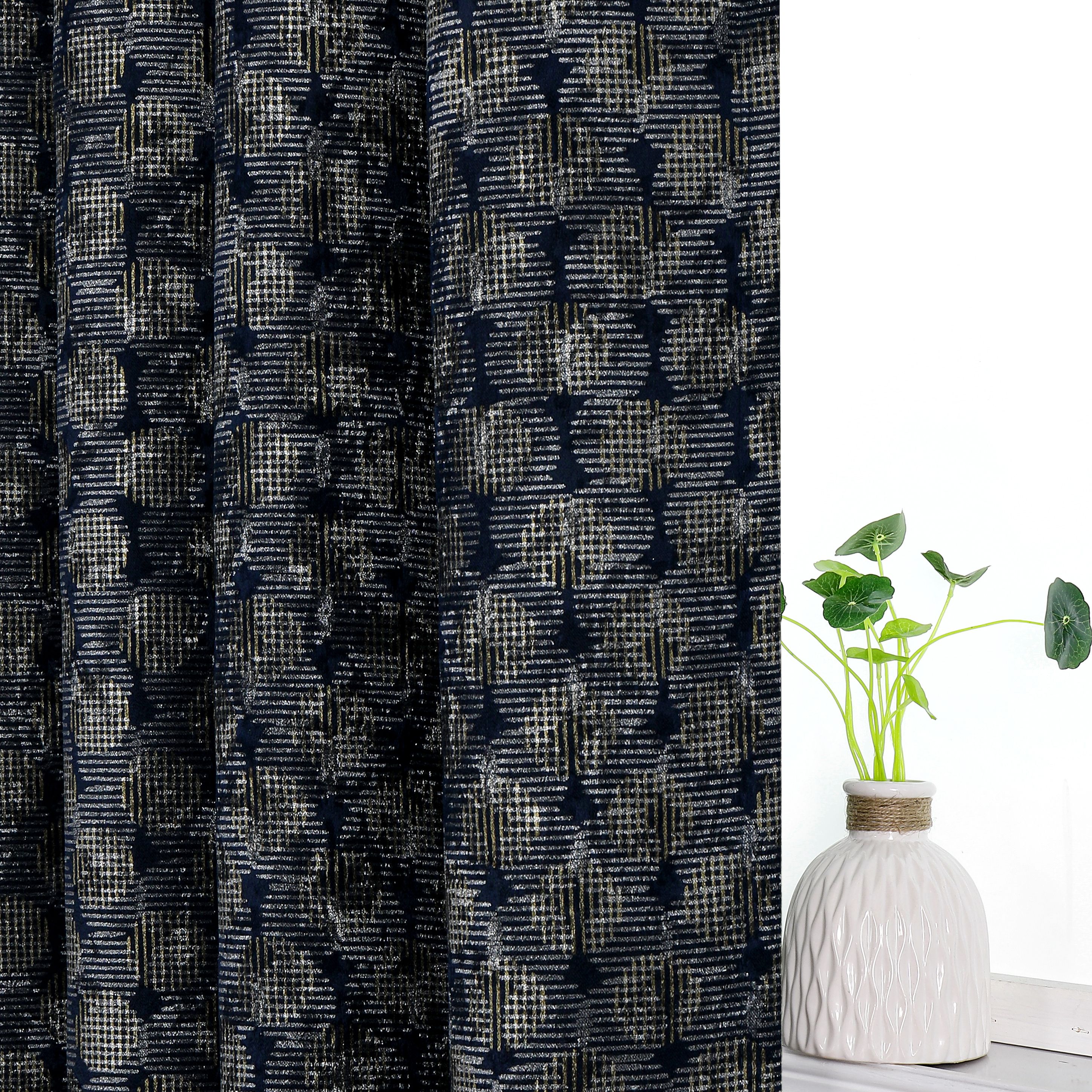 KATE AURORA METALLIC-SYD-PP-NVY curtains - View #5