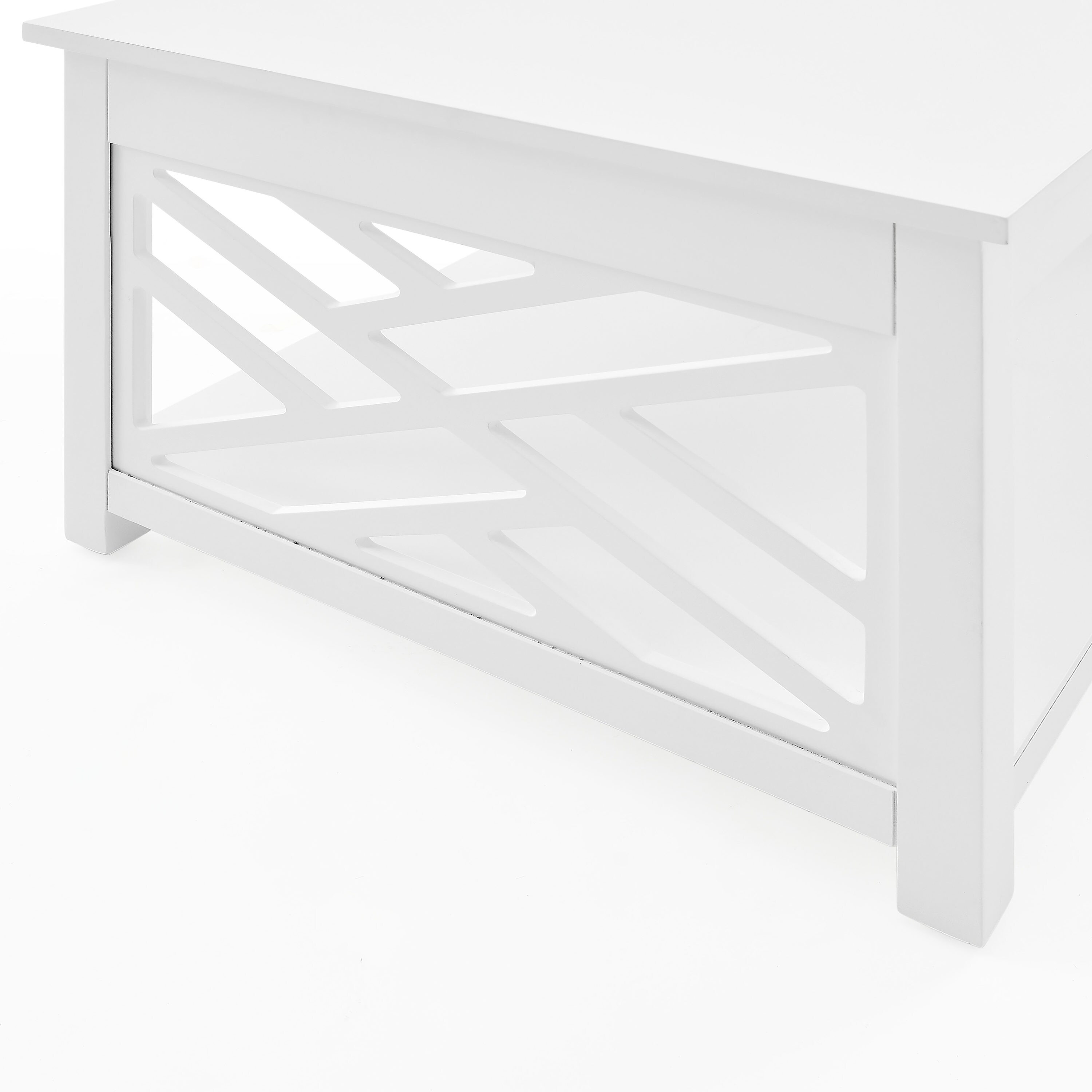 Alaterre Furniture ANCT14WH Coffee-Tables - View #3