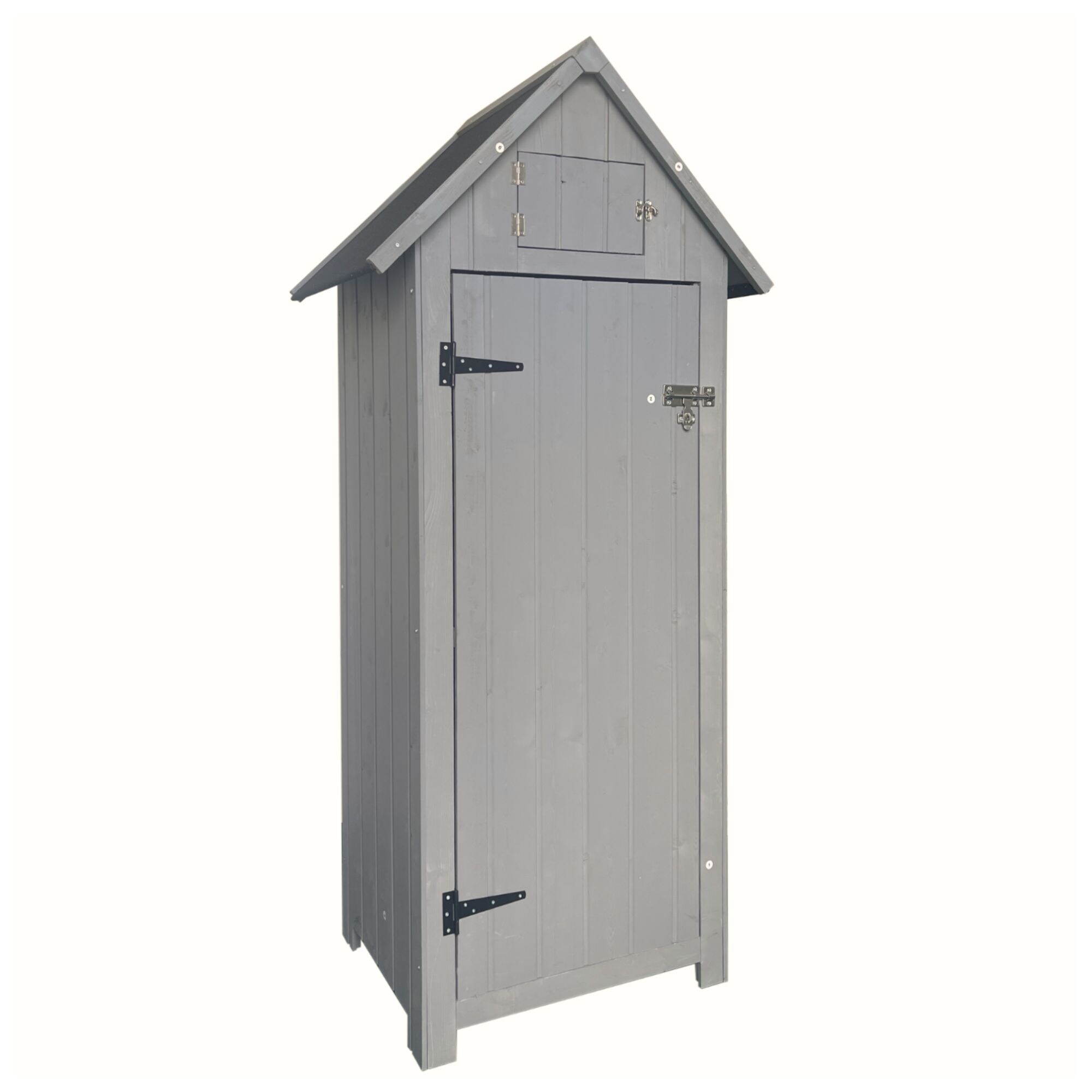 WELLFOR Outdoor Storage Wooden Tool Shed 2-ft x 3-ft Storage Shed ...