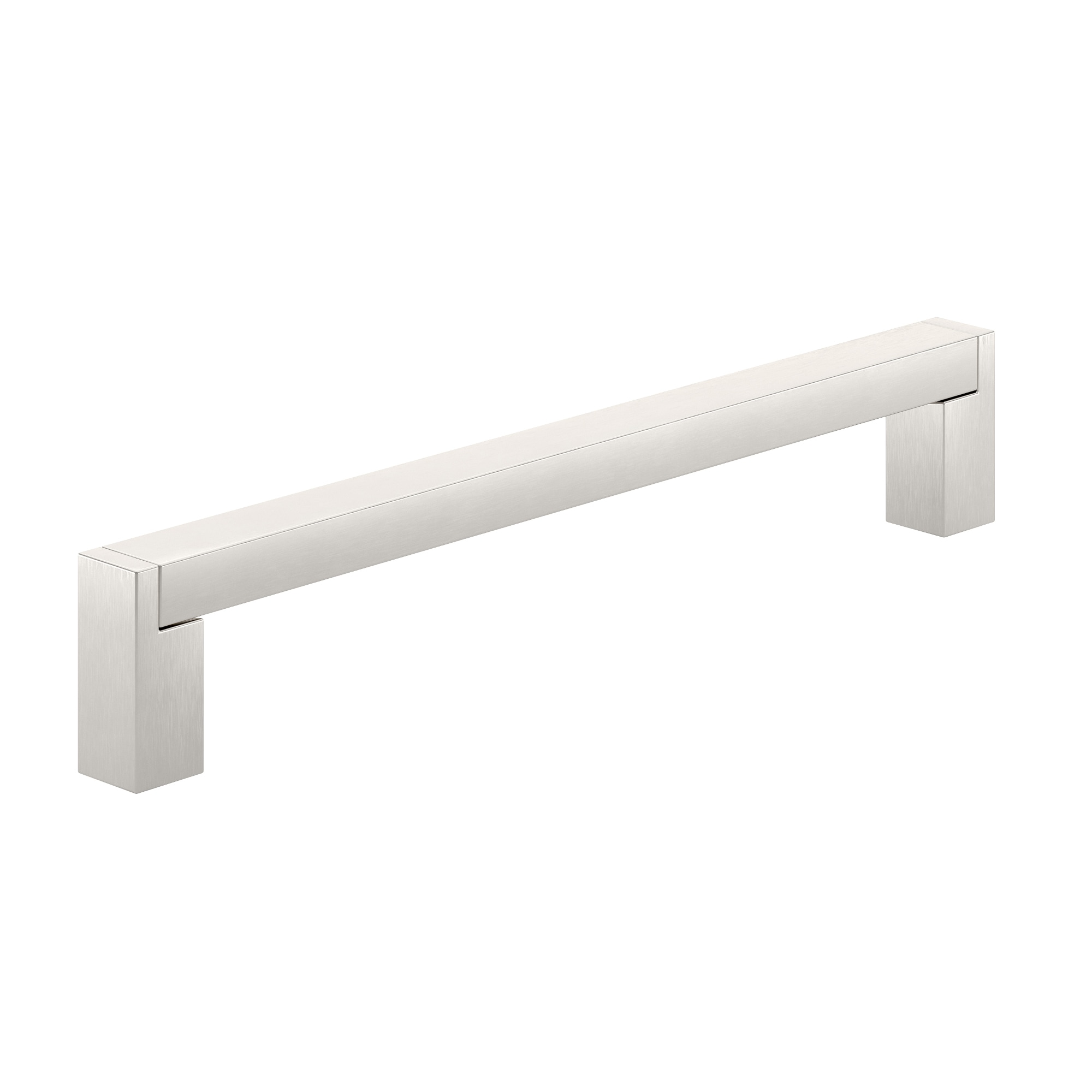 Richelieu BP801192195 Laconia 7-9/16-in , 192mm Center to Center Brushed Nickel Rectangular Handle