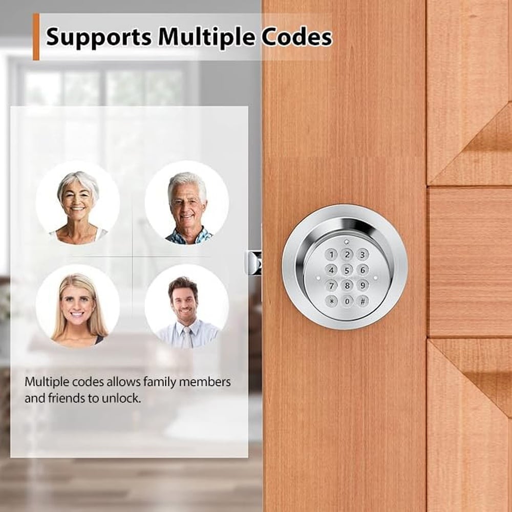 Justincity LJT0804J311 Electronic-Door-Locks - View #2