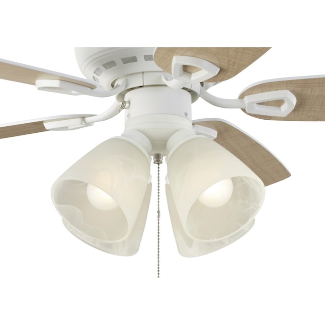 Harbor Breeze 10 In 4 Light White Led Ceiling Fan Kit The Parts Department At Lowes Com