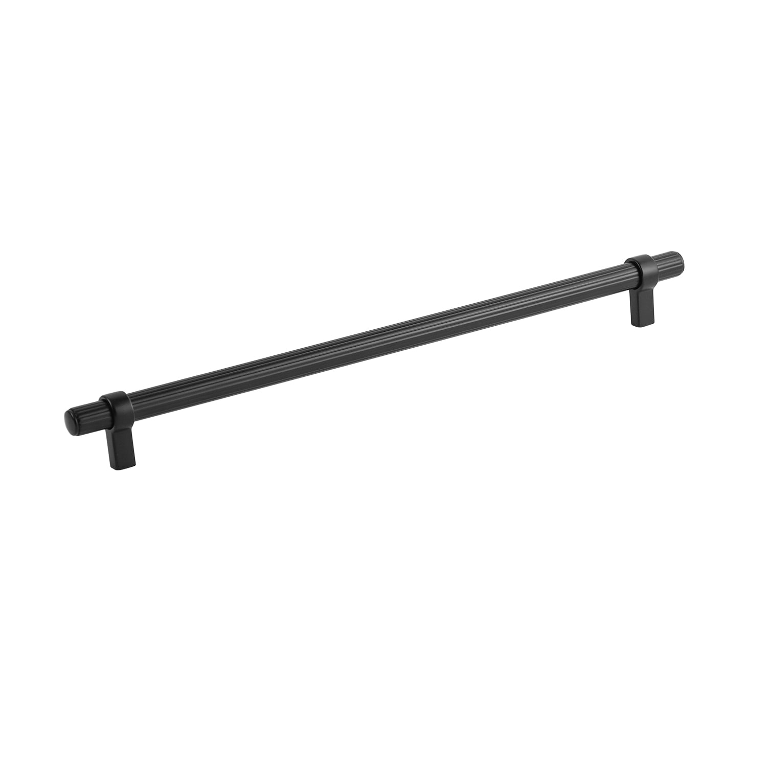 Belwith Keeler B076894-MB Sinclaire 12-in , 305mm Center to Center Matte Black Rectangular Bar Drawer Pull