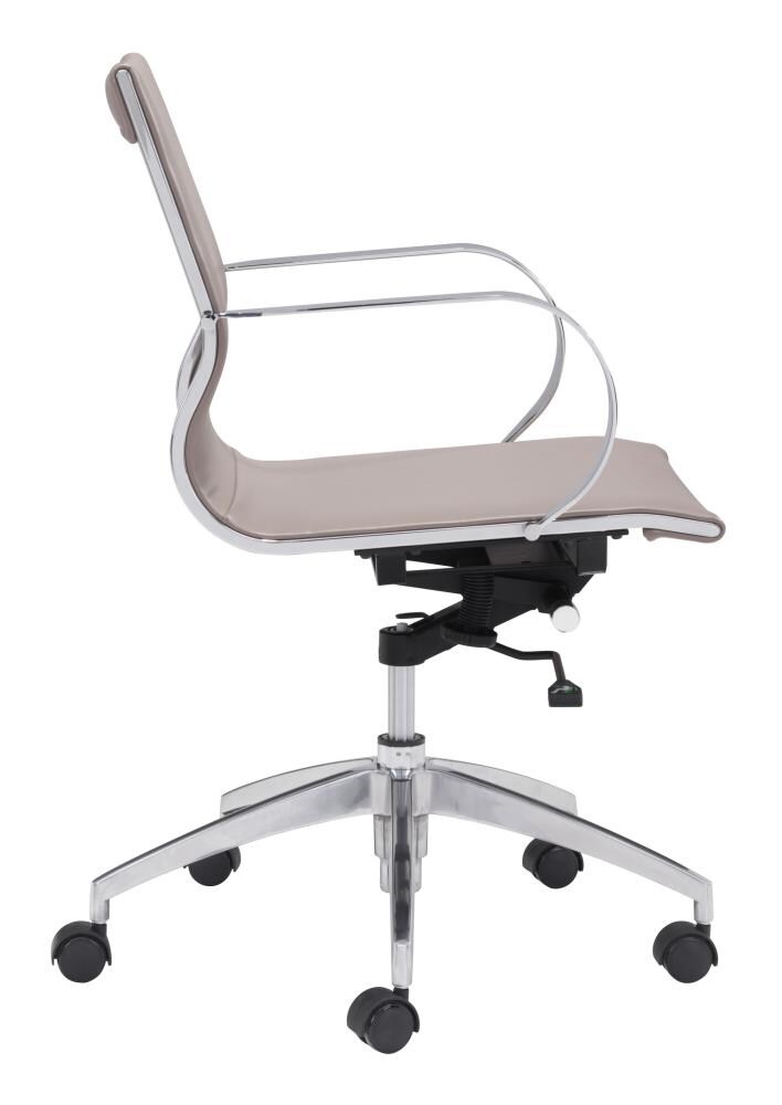 Zuo Modern Lider Plus White Contemporary Ergonomic Adjustable Height ...