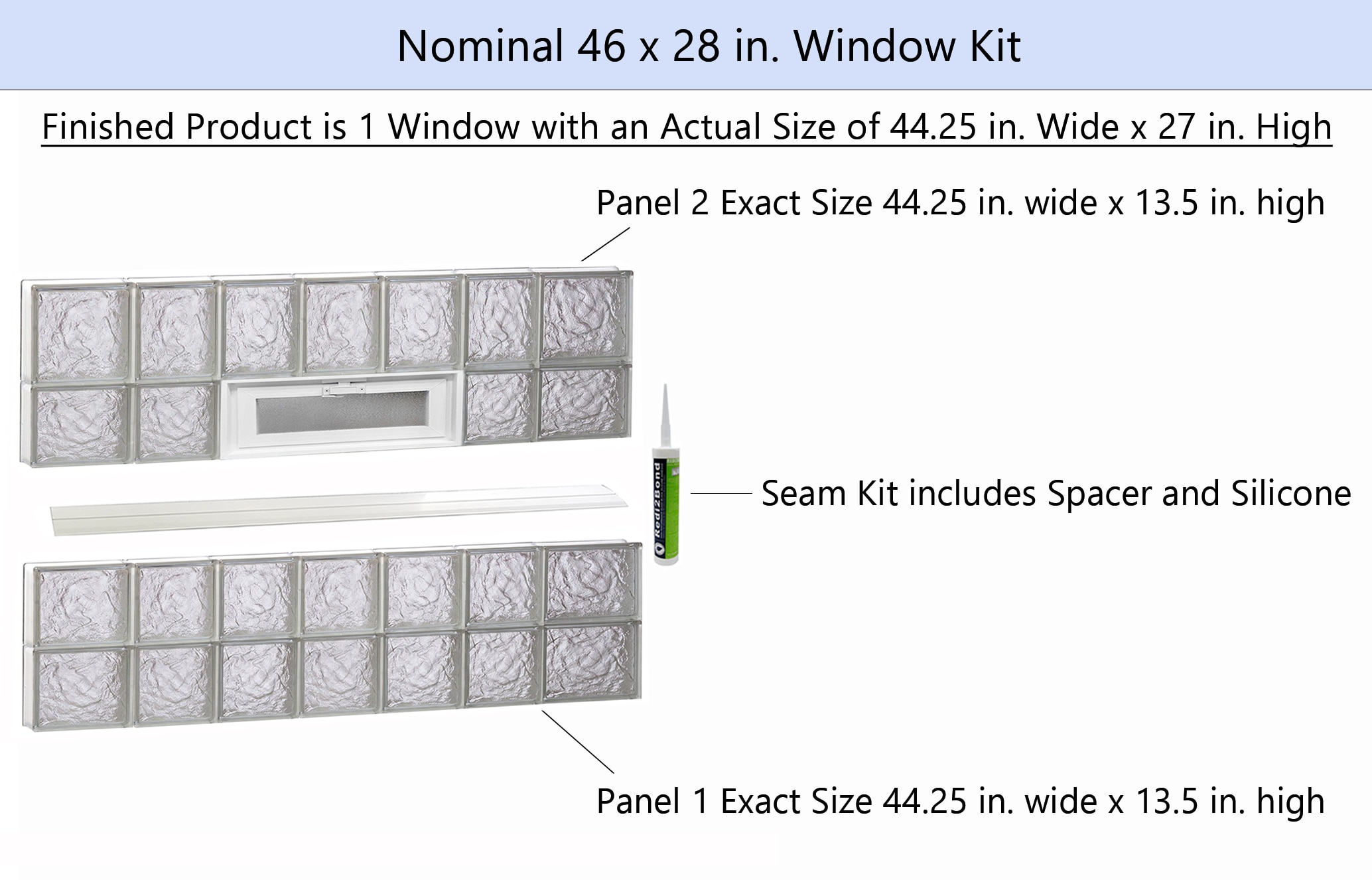 REDI2SET V4628IS Glass-Block-Windows - View #2