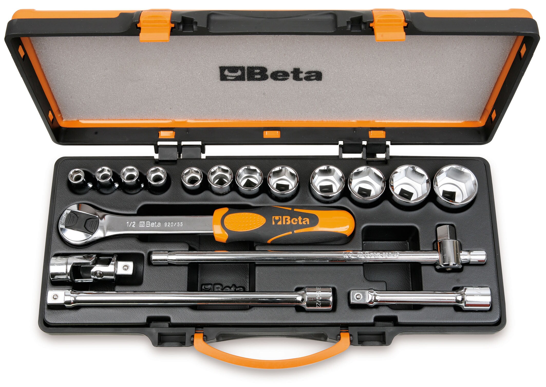 Beta 1/2-in Drive Metric Intermediate Socket Set (17-Pieces) 9200931 Sansujyuku sansujyuku.com