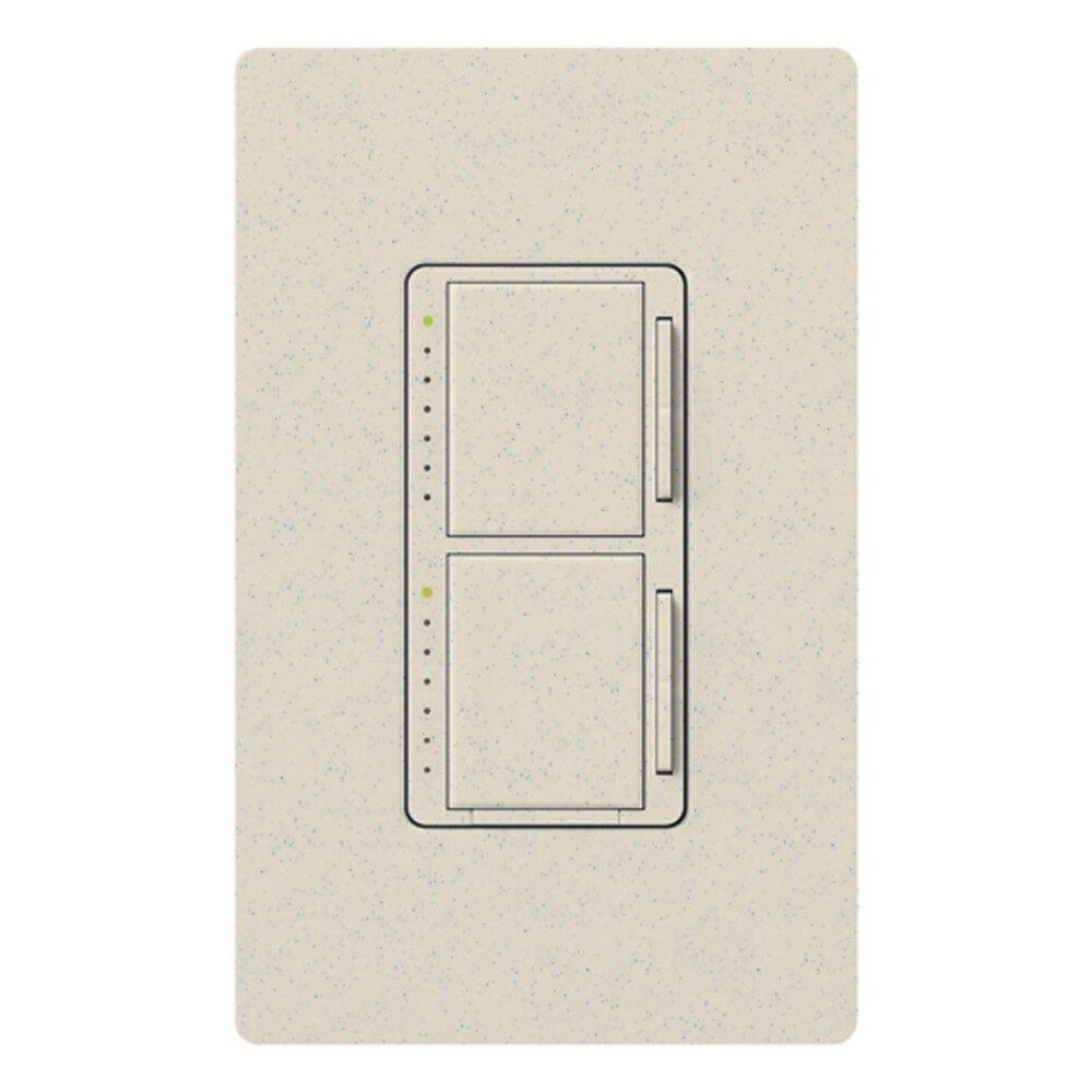 Lutron Maestro Singlepole Decorator Light Dimmer Switch, Limestone in