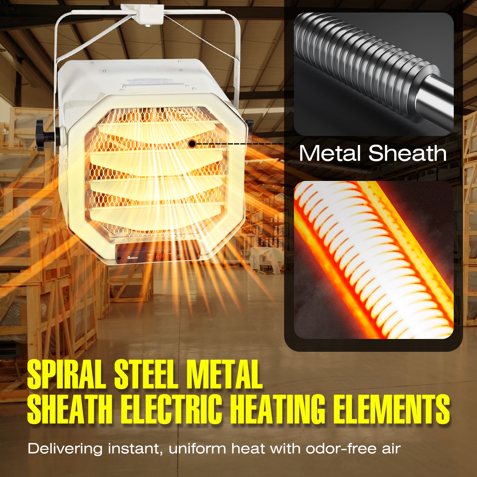 Dr. Infrared Heater DR-910F Wall-Heaters-Electric - View #5