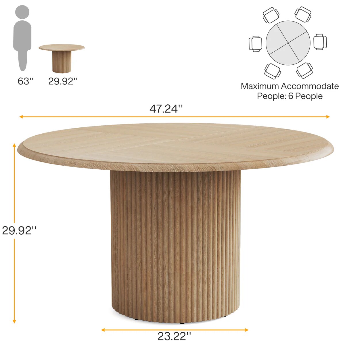 LUXEYARD DS-M-BAC07822 Dining-Tables - View #4