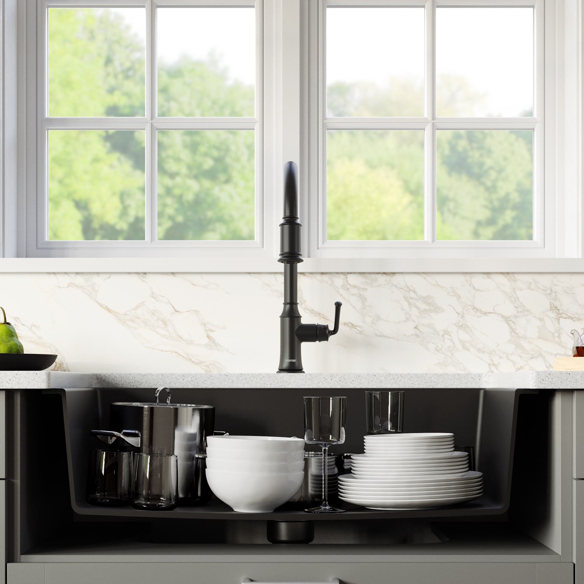 Karran QA-740-BL-PK1 Kitchen-Sinks - View #4