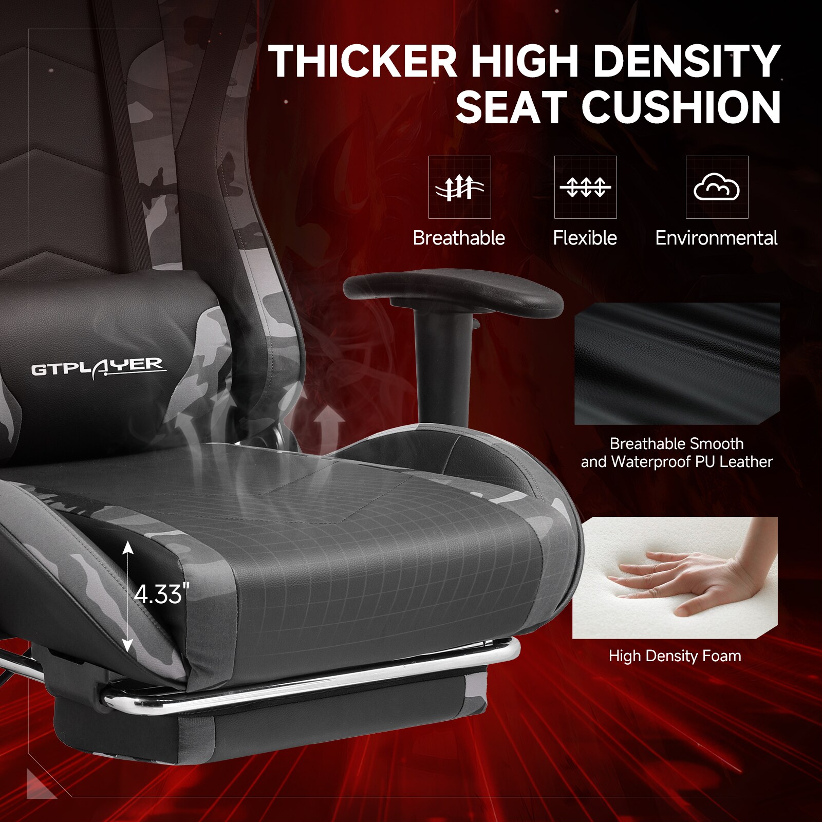 GTPLAYER LOWE'S-GT890MF-MC Office-Chairs - View #8