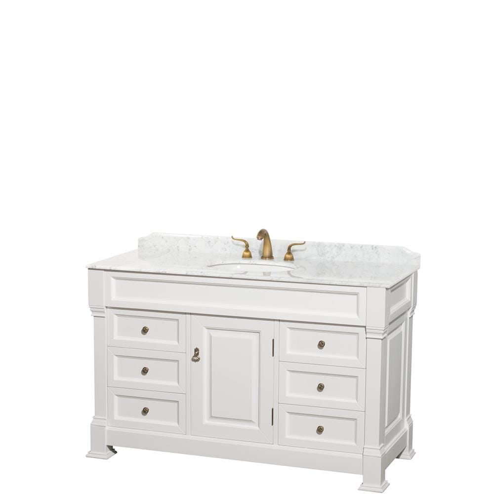 White Carrara Marble Top, Is Carrara Marble Good For Bathroom Vanity