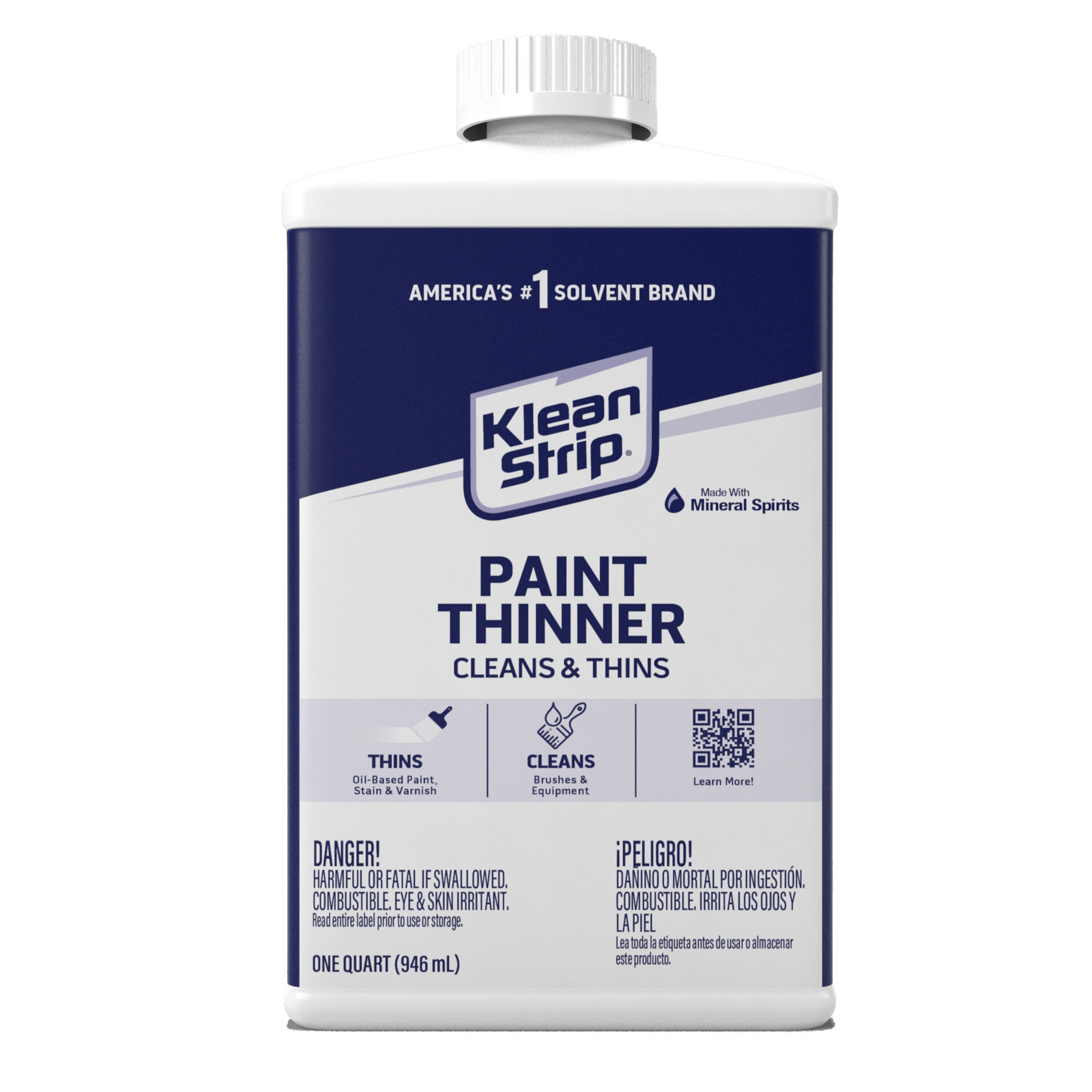 Professional Strength Remover 16 Oz. Liquid Paint Thinner Solvents