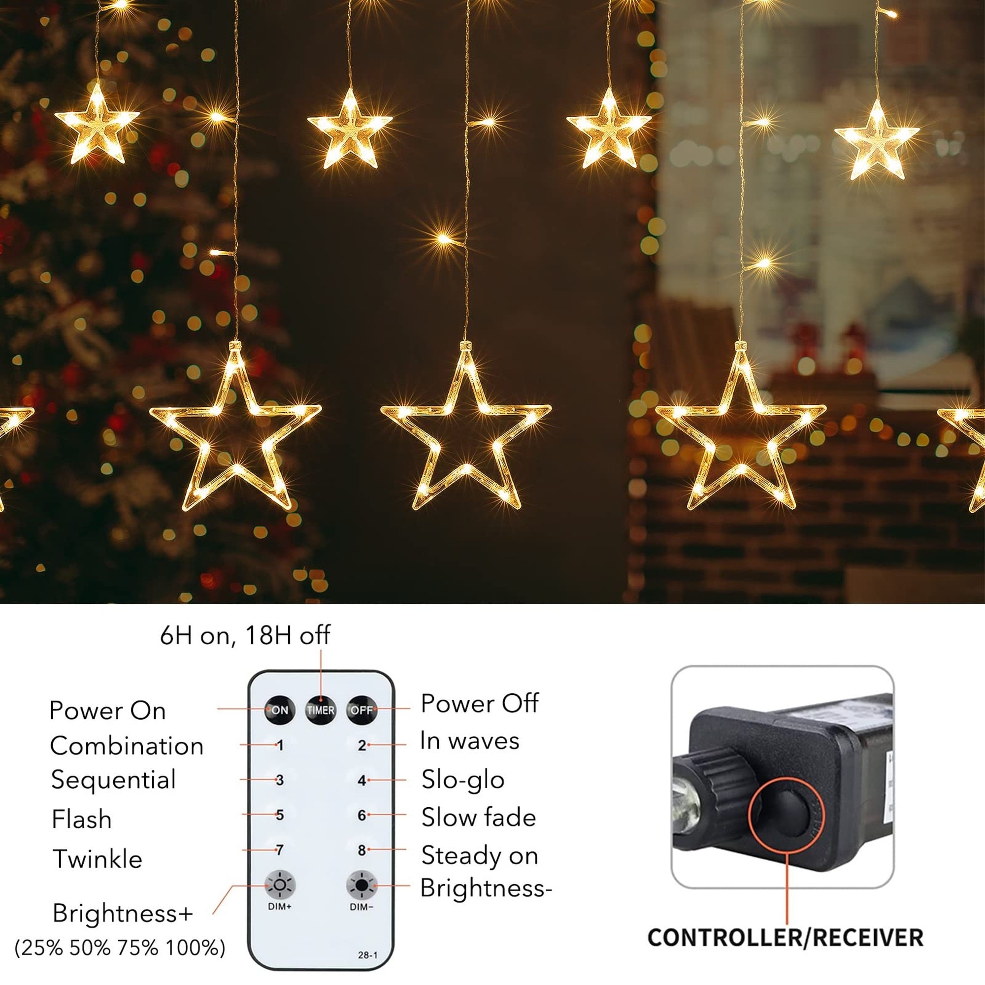 Wudkey ZXR2959 Christmas-String-Lights - View #5
