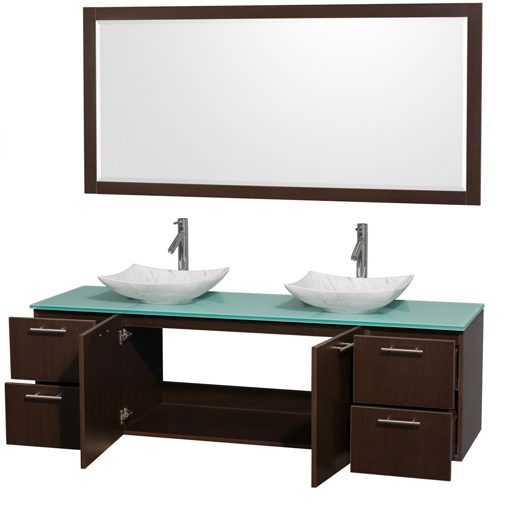 Wyndham Collection WCR410072DESGGGS6M70 Bath-Vanity-Combo - View #2