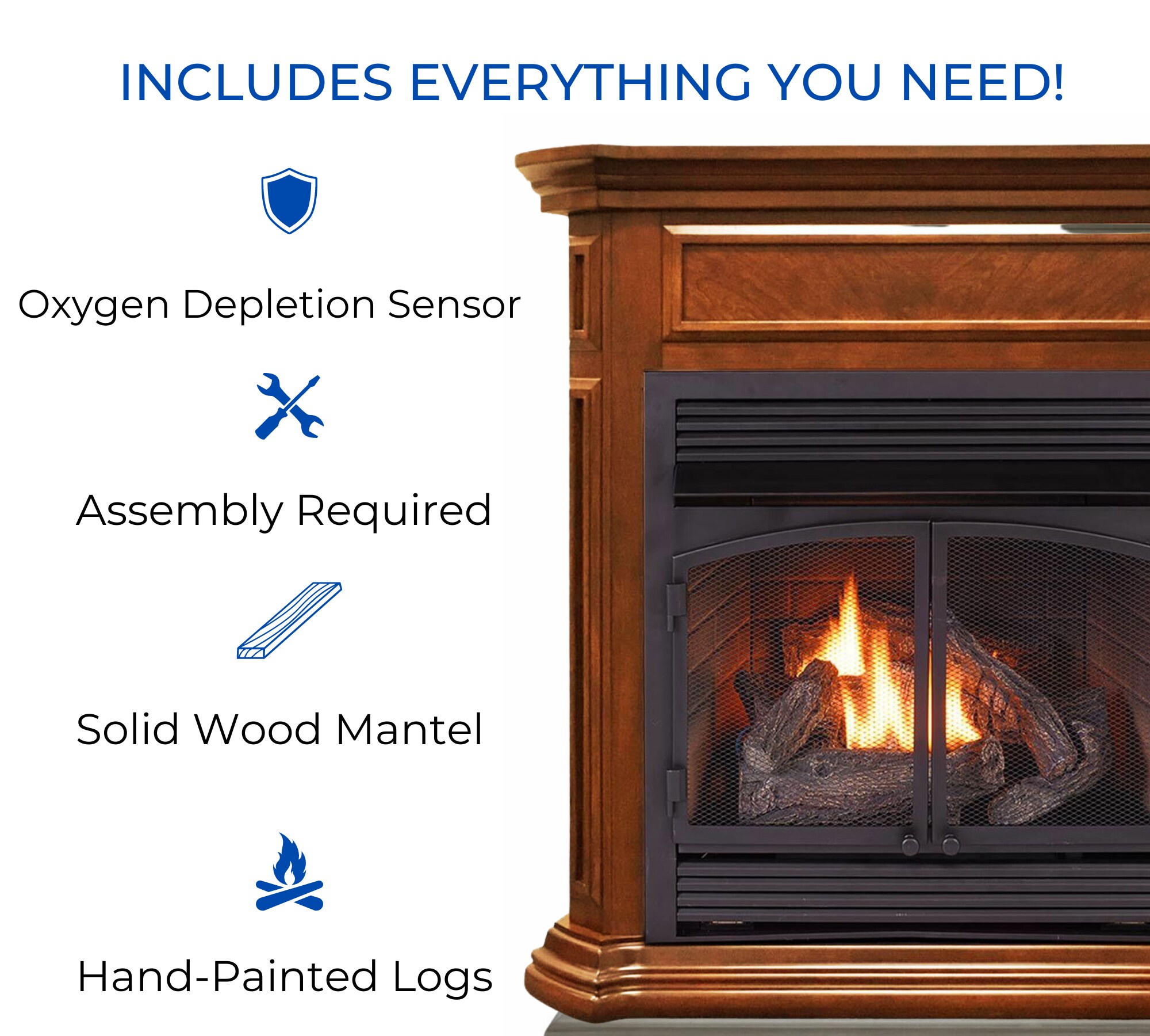 Duluth Forge DFS-400T-4AS Gas-Fireplaces - View #5