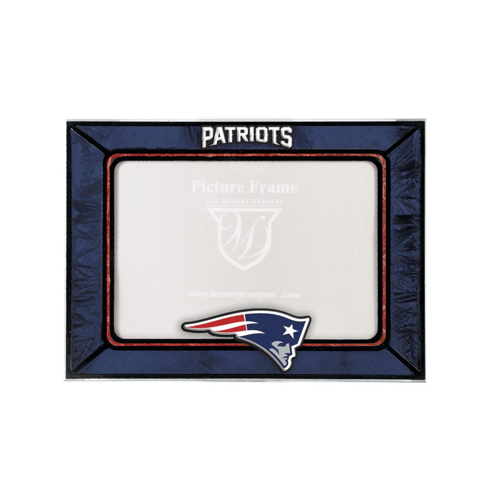 The Memory Company NFL-NEP-1790 New England Patriots Team Glass Picture Frame (4-in x 6-in)