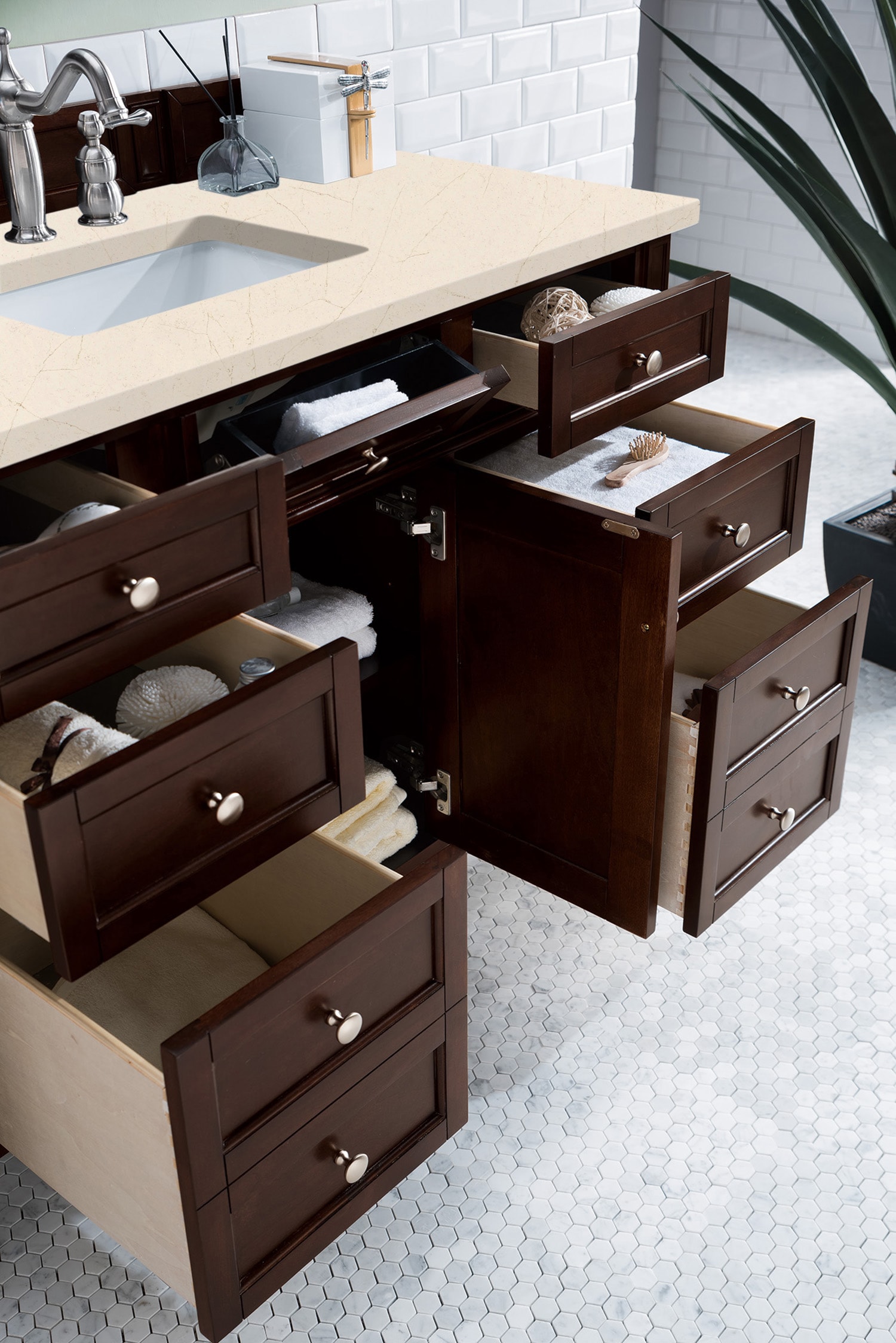 James Martin Vanities 650-V48-BNM-3EMR Bath-Vanity-Combo - View #4