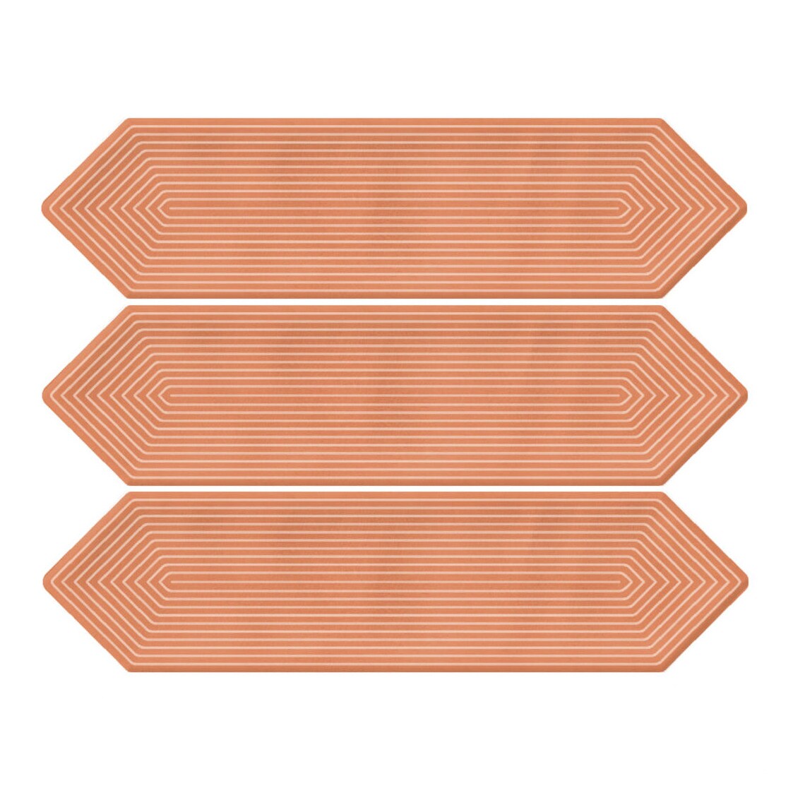 Giorbello Decor Smoke 3-in x 12-in Glazed Ceramic Wave Subway Floor and Wall Tile (5-sq. ft/ Carton)