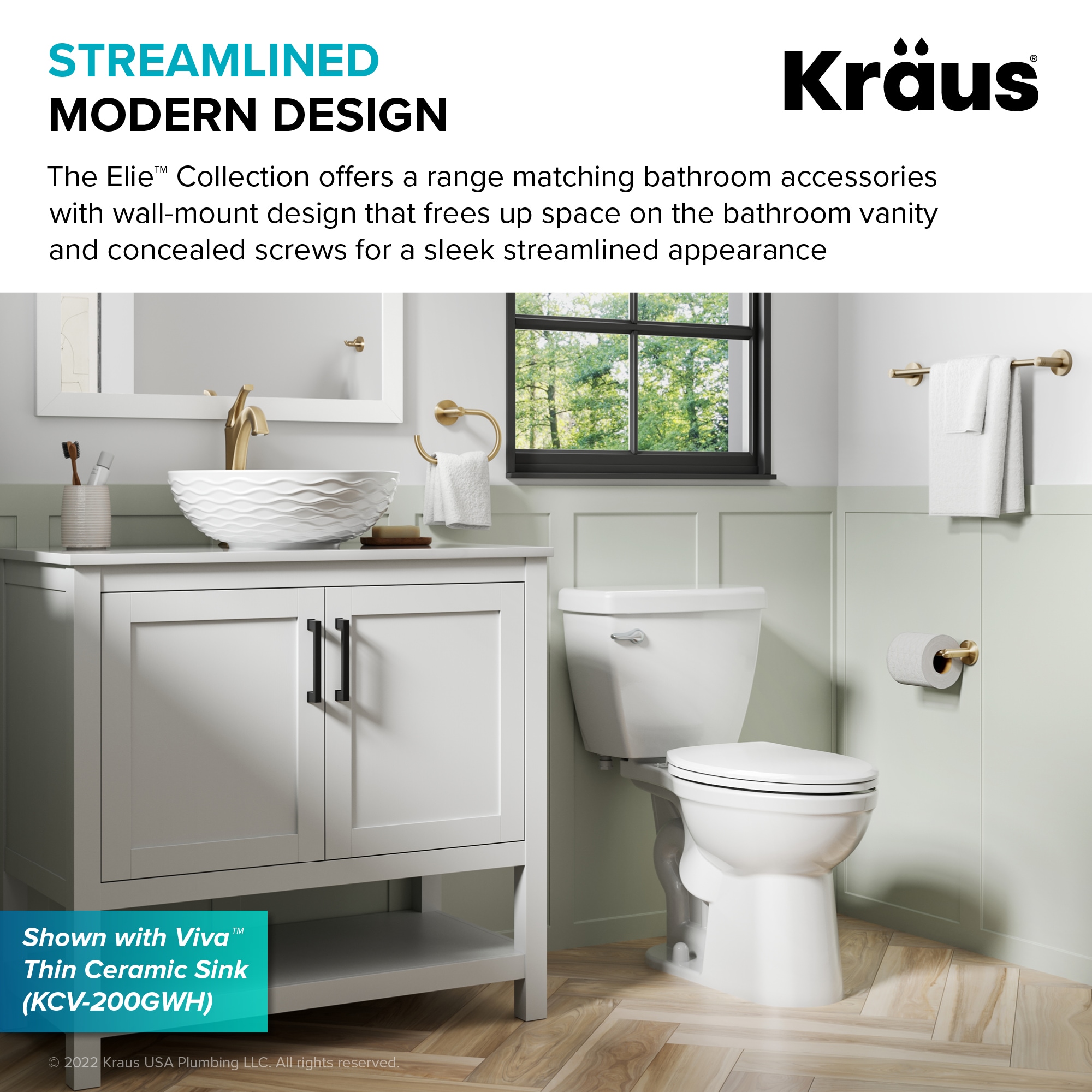 Kraus KEA-18803BG Robe-Hooks - View #8