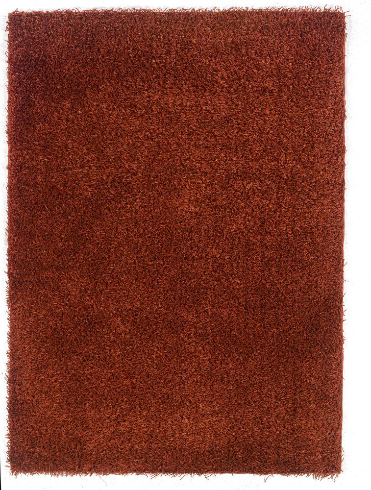 Linon RUG-CI0857 Confetti 5 X 7 (ft) Shag Copper Polyester Solid Area Rug