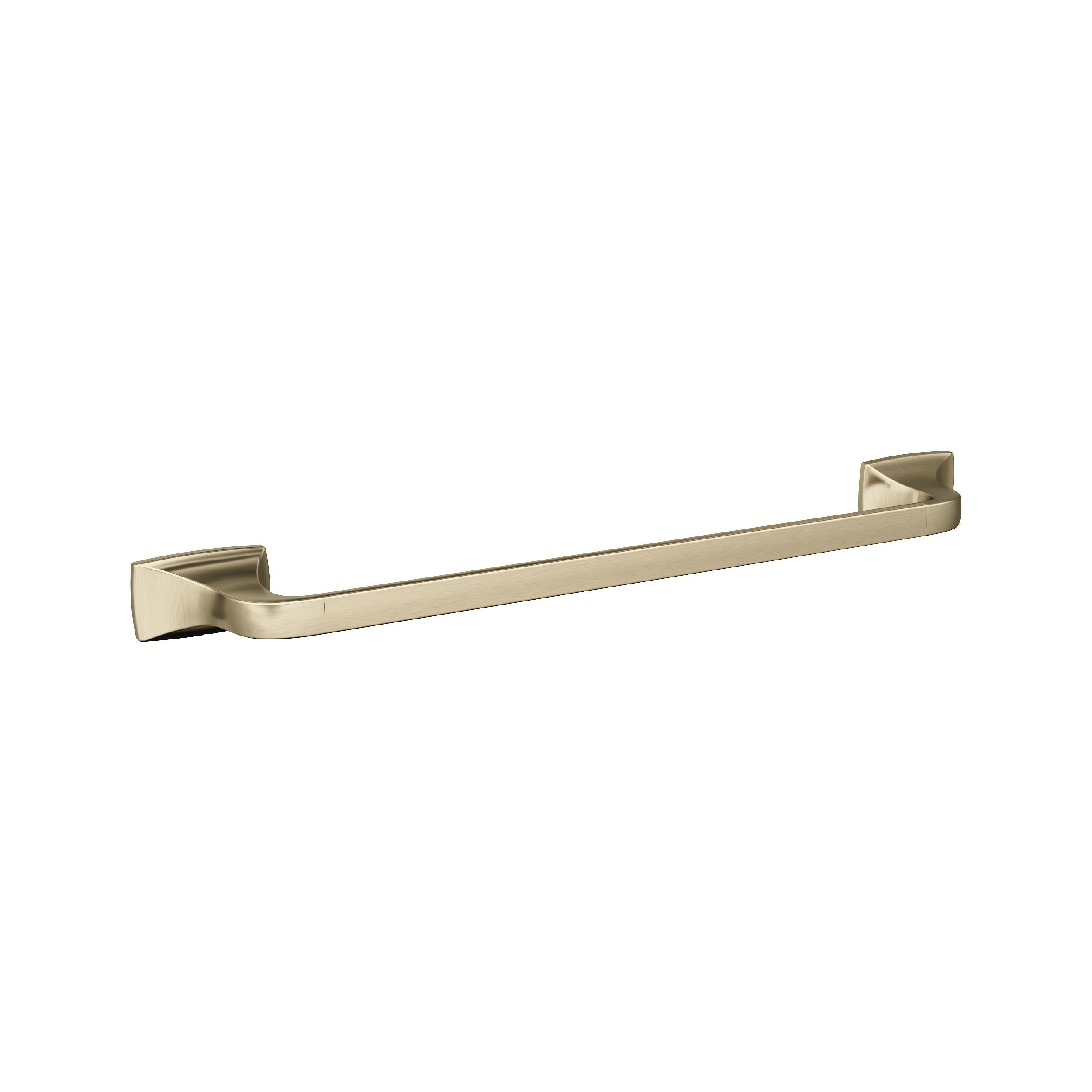 Amerock BH36013BBZ Highland Ridge 18-in Golden Champagne Wall mount Single Towel Bar