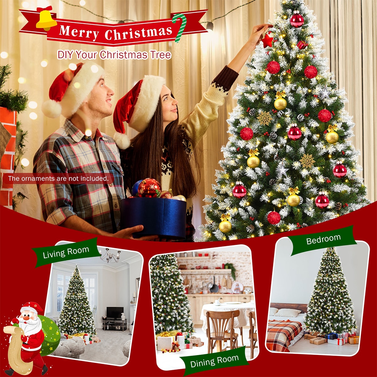 Forclover HYC-CM468 Artificial-Christmas-Trees - View #9