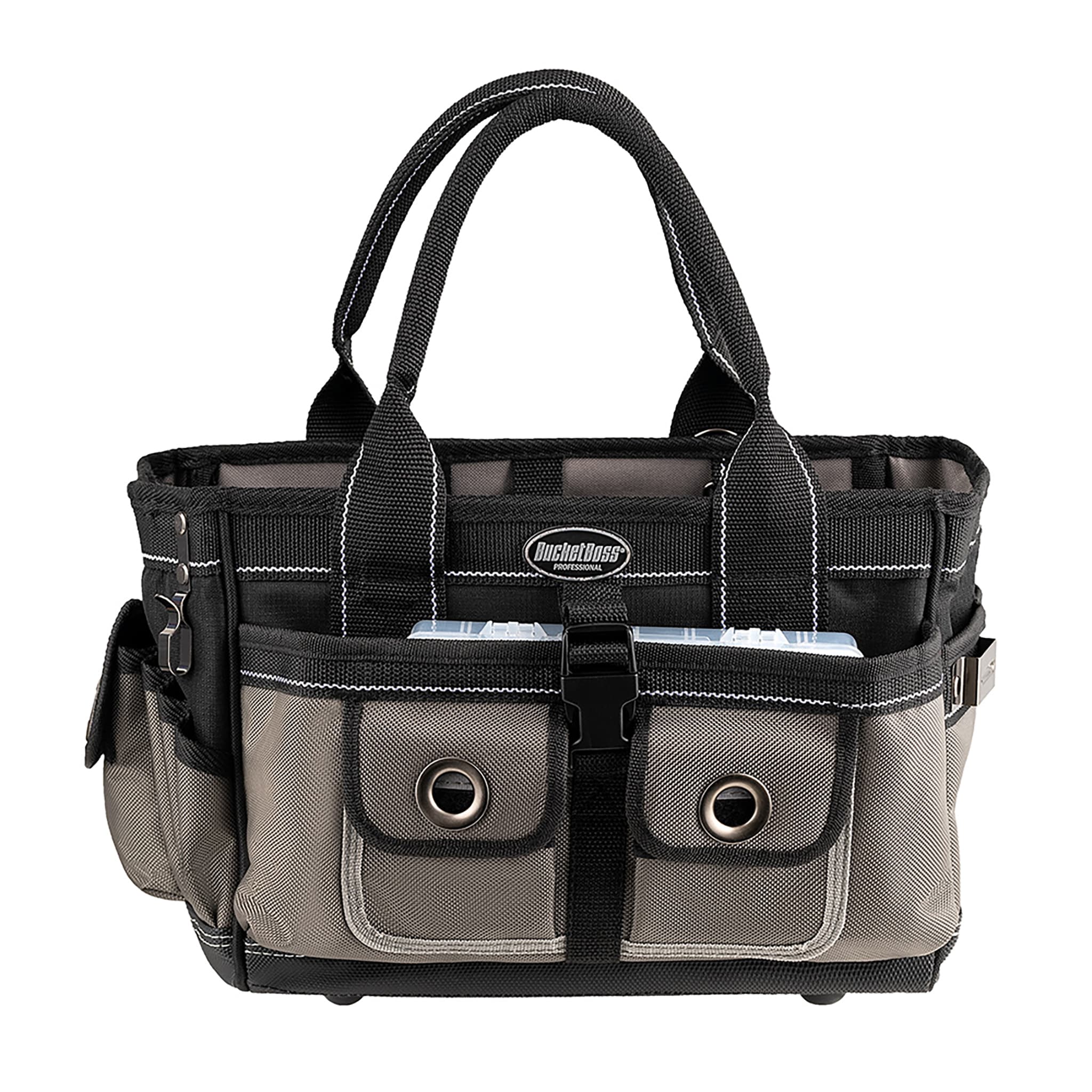 Bucket Boss 65088 Extreme Hopalong Gray and Black Polyester 14-in W x 8-in D x 9-in L Tool bag