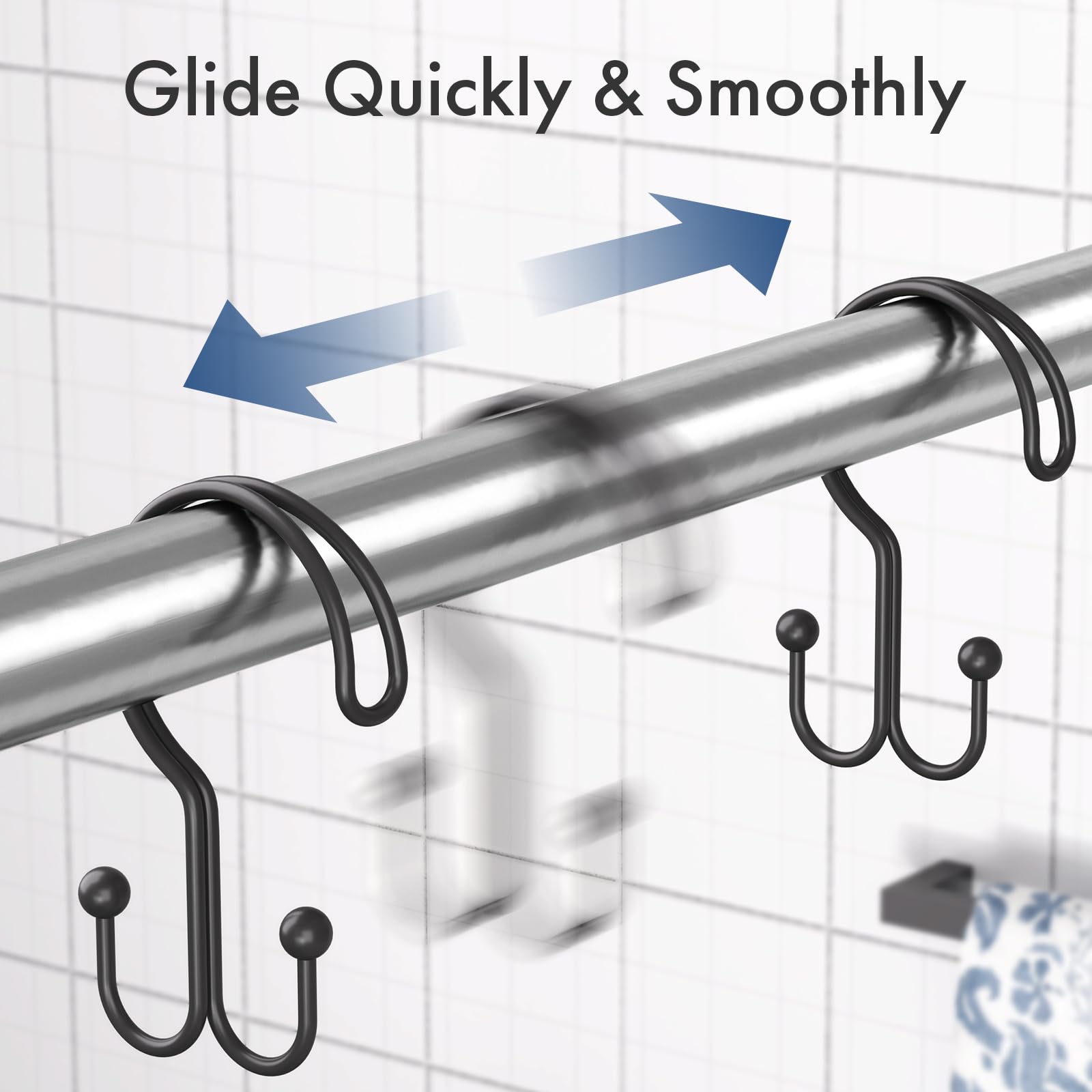 Aoibox LABJ7PJ2 Shower-Rings-Hooks - View #8