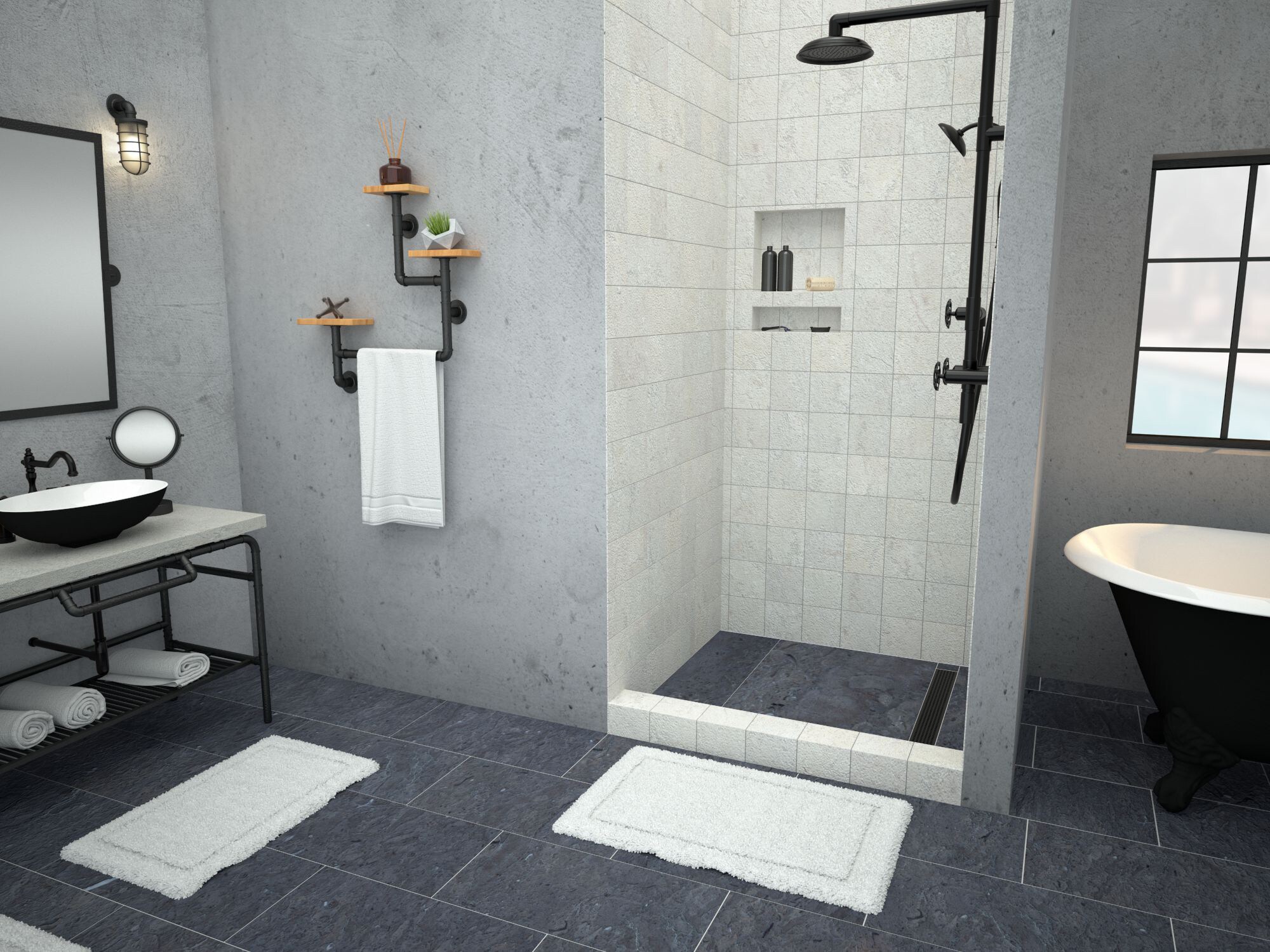 Tile Redi RT4848RPVCMB Shower-Floors - View #4
