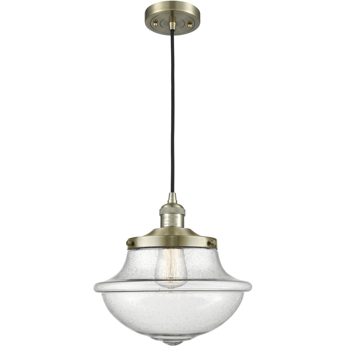 Innovations Lighting 1742435 201C-AB-G544 Franklin Restoration Oxford Mini Pendant
