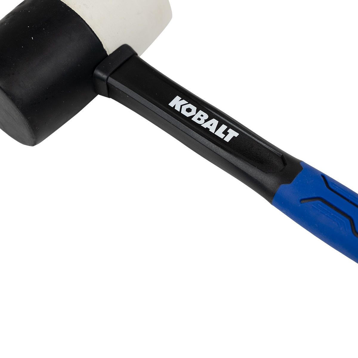 Kobalt 32-oz Smooth Face Rubber Head Fiberglass Rubber Mallet in