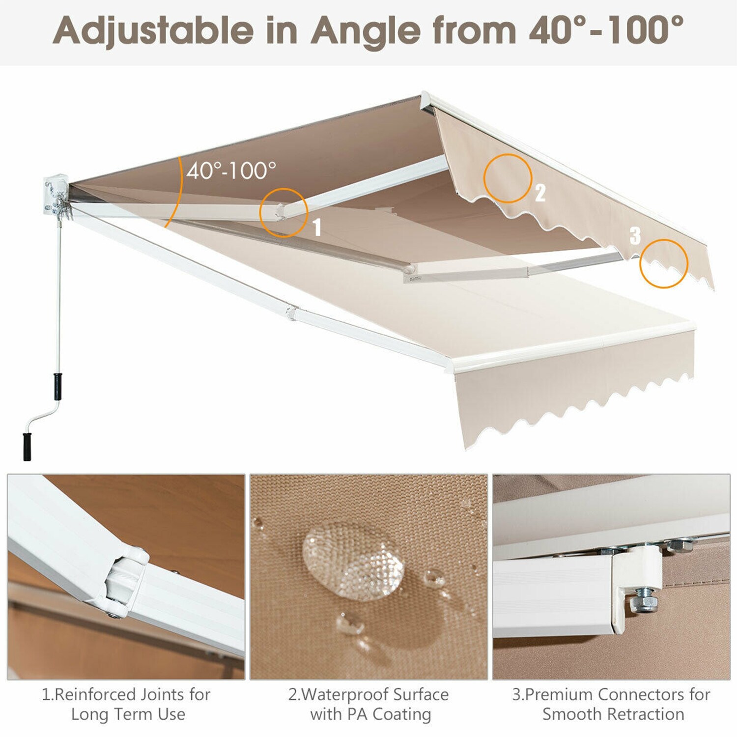 WELLFOR DOG70367BE awnings - View #3