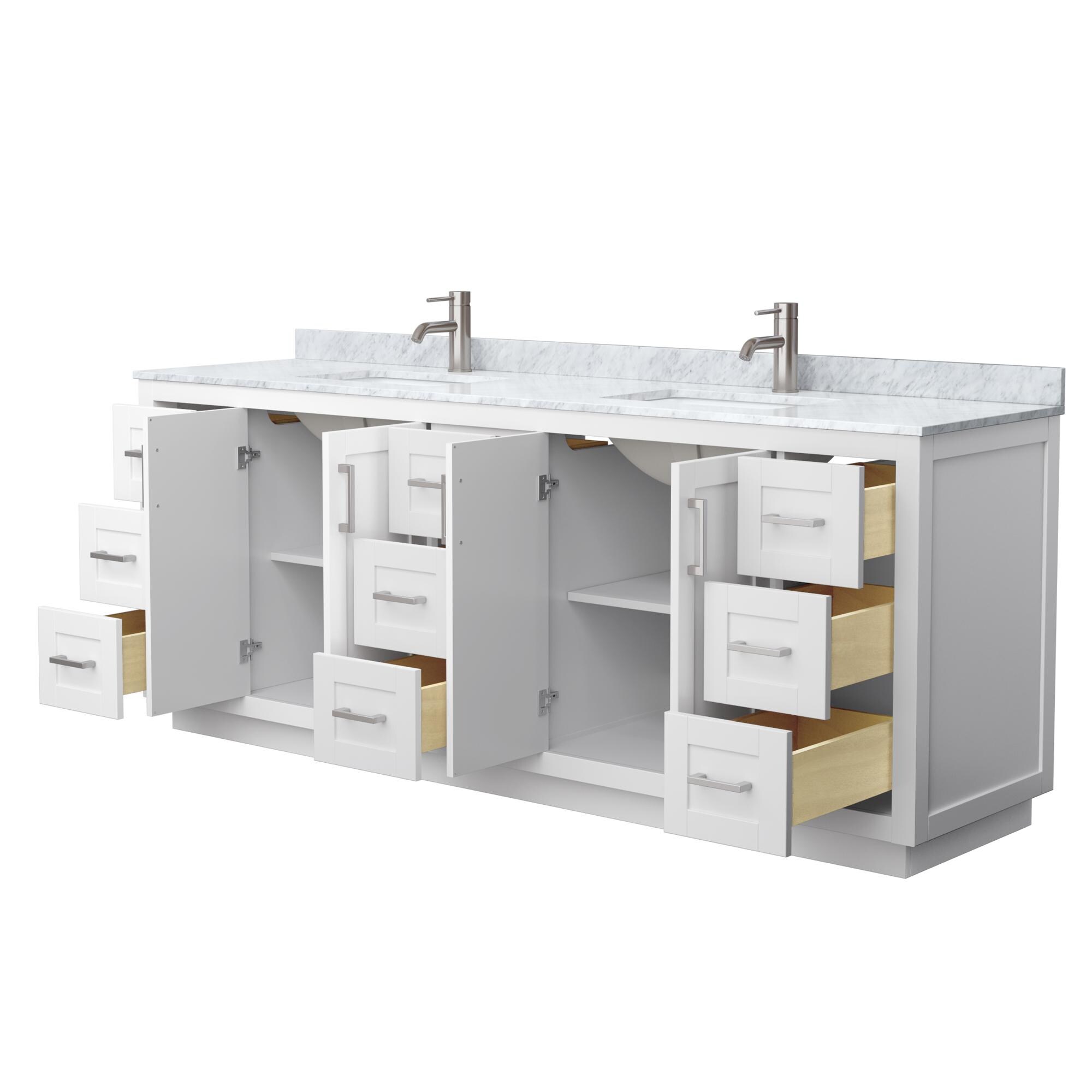 Wyndham Collection WCF292984DWHCMUNSMXX Bath-Vanity-Combo - View #3