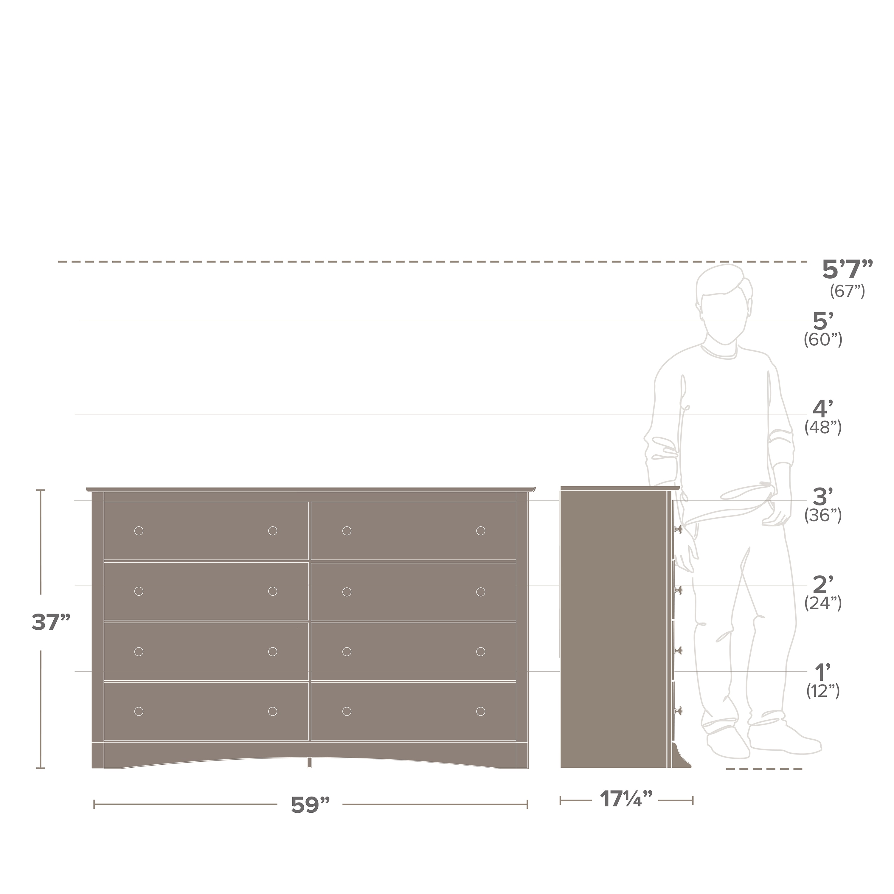 Prepac CDC-6338 dressers - View #3