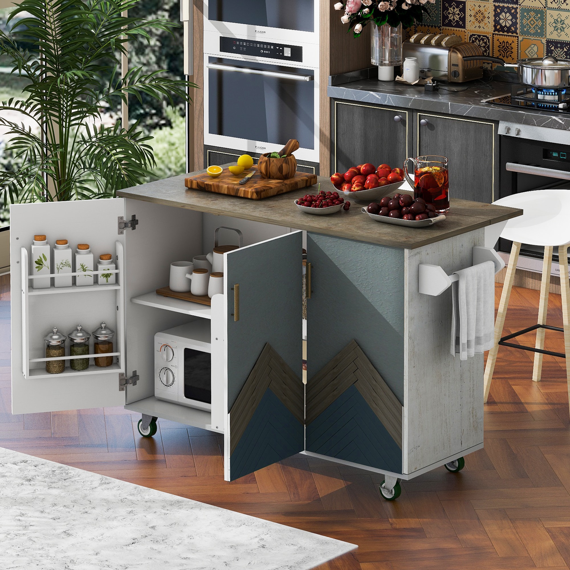 Kahomvis KK-QPO3-AW Kitchen-Furniture - View #2