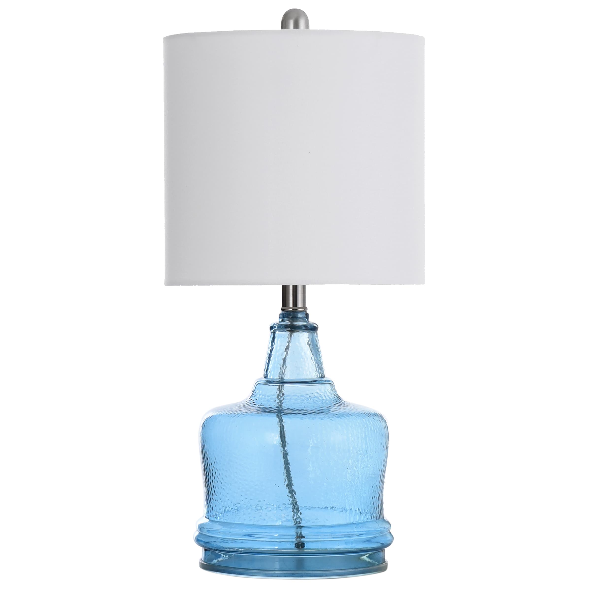 StyleCraft Home Collection L28432DS 22.5-in Cerulean 3-way Table Lamp with Plastic Shade