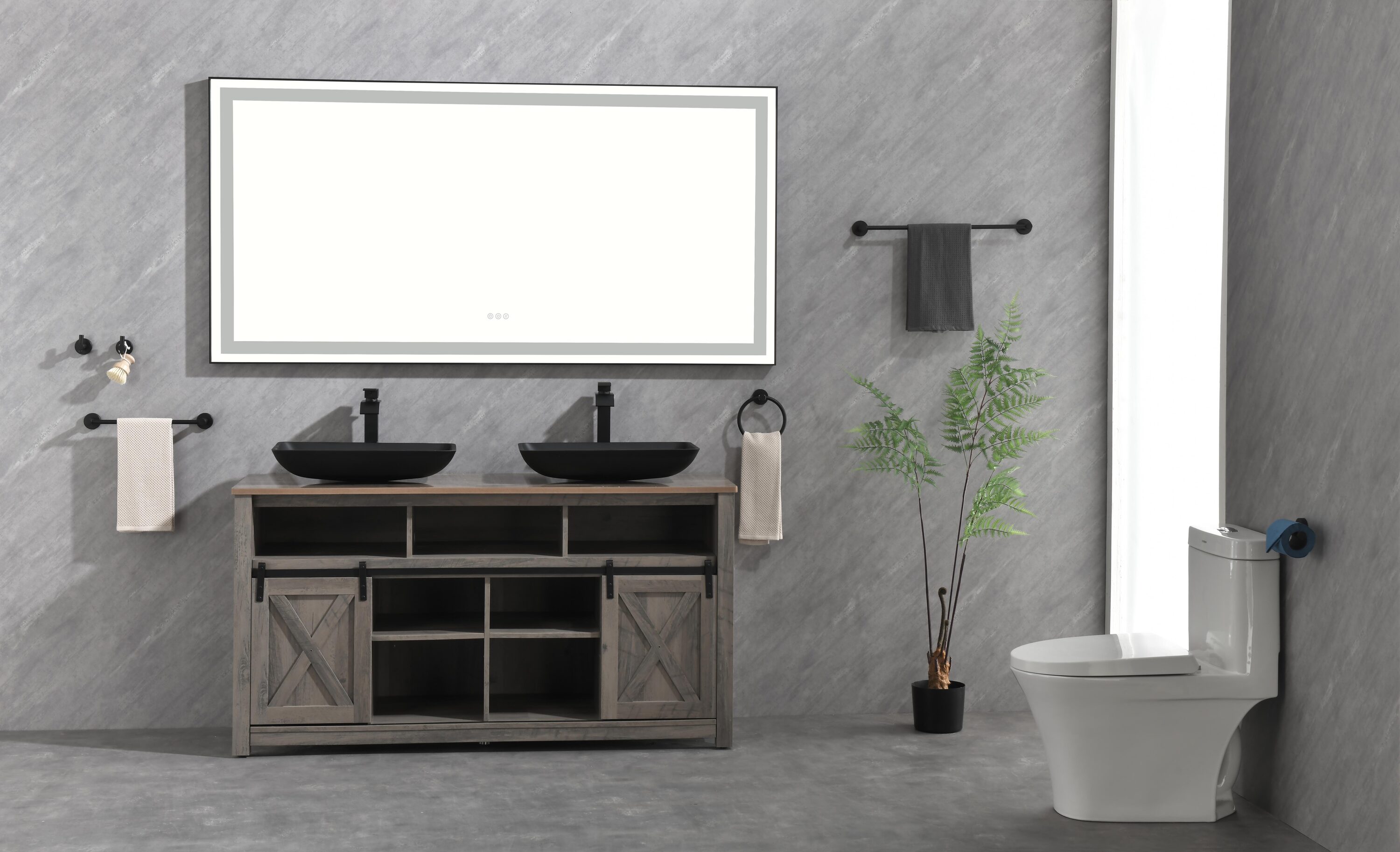 Vacolite KP-939HB Framed-Bath-Mirrors - View #5
