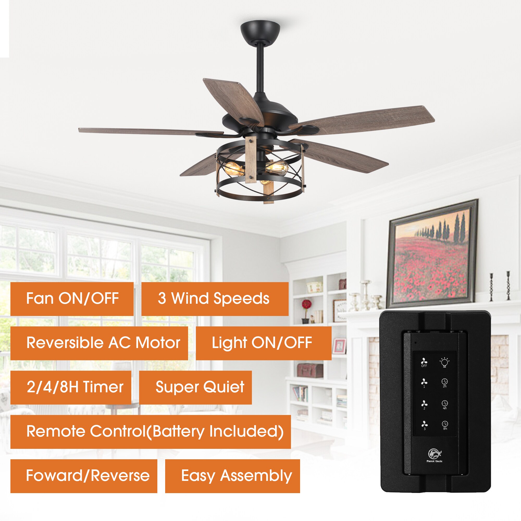 Parrot Uncle F6316110V Ceiling-Fans - View #6
