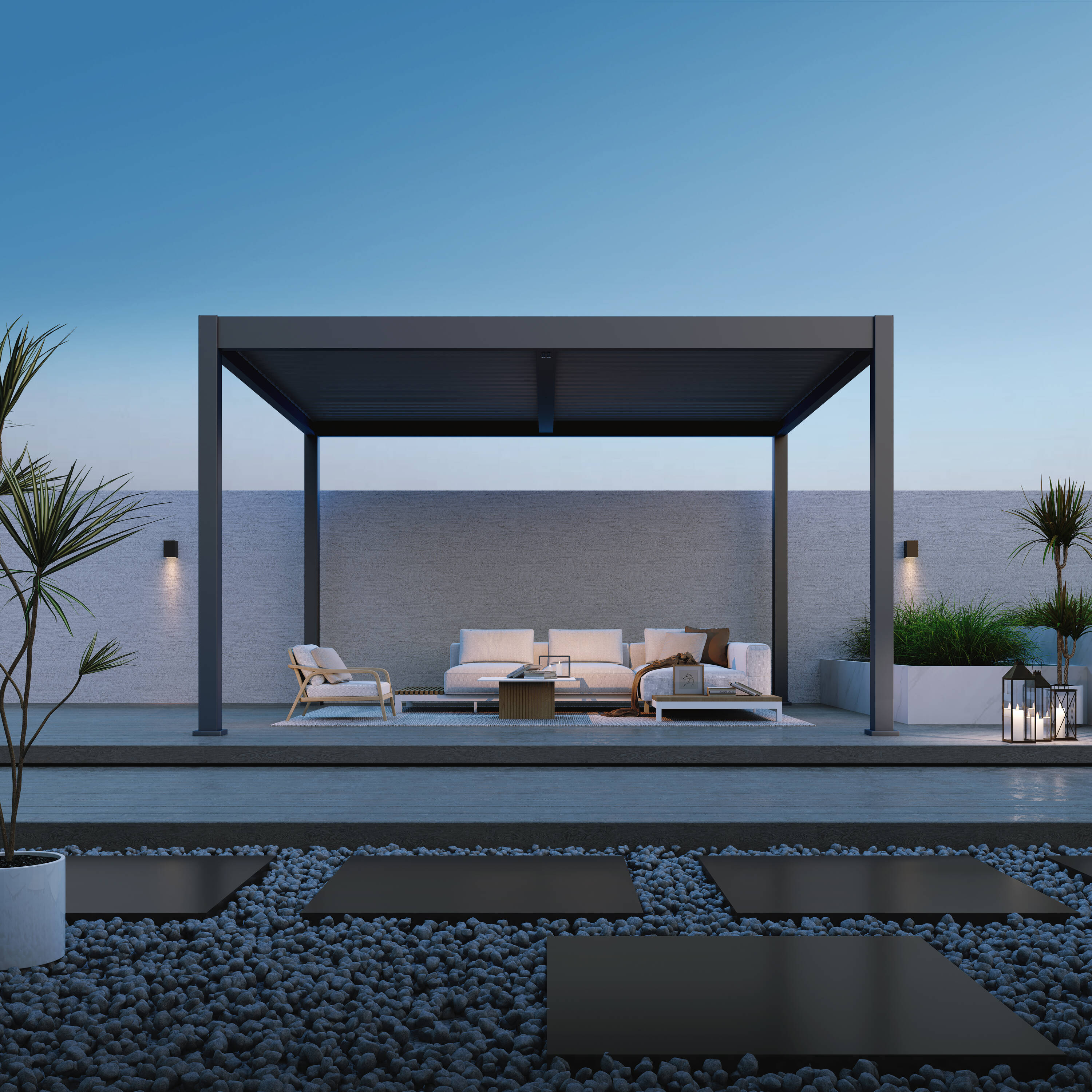 Paragon Outdoor PRGRT-1214GY Pergolas-2 - View #6