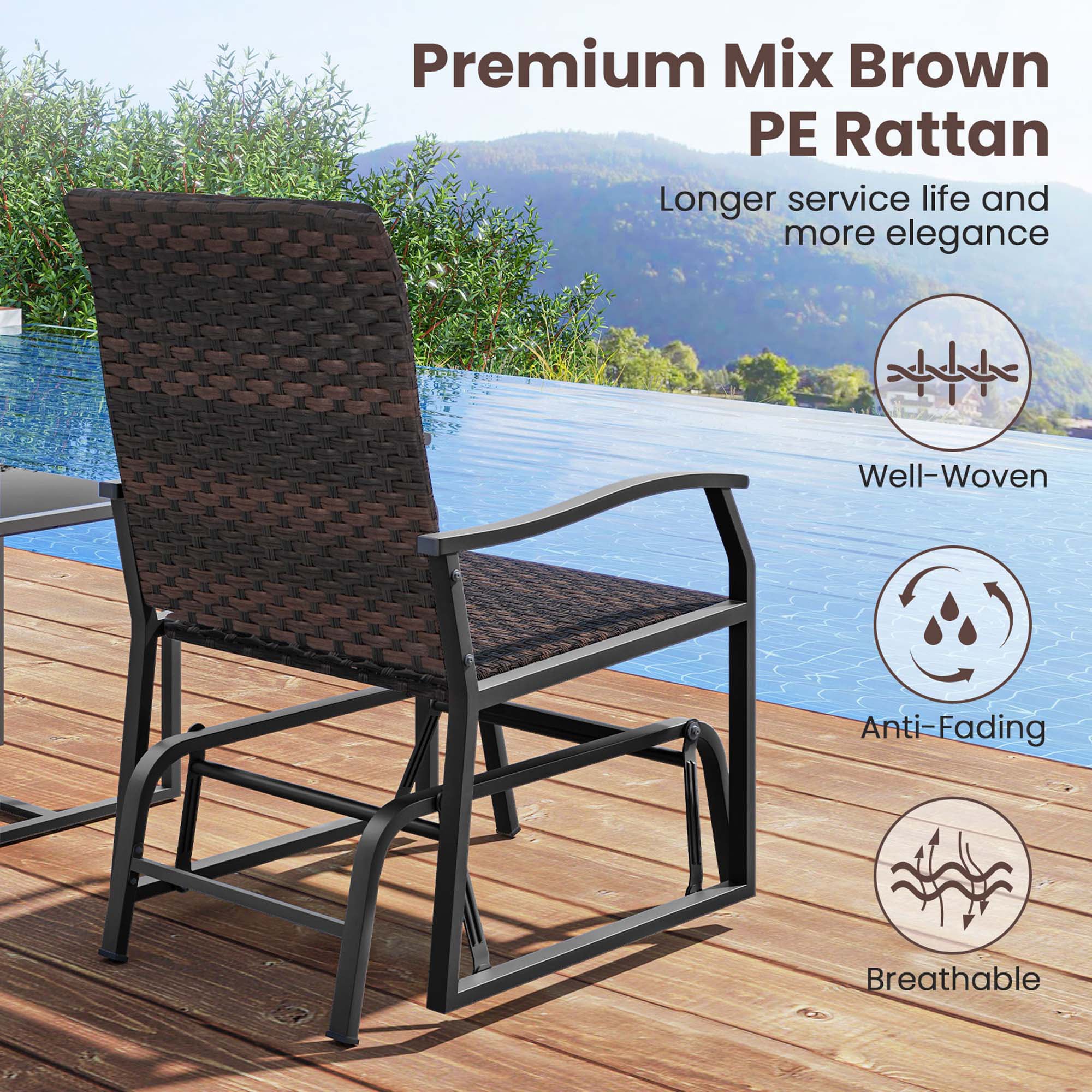 Costway HCST01843 Patio-Conversation-Sets - View #4