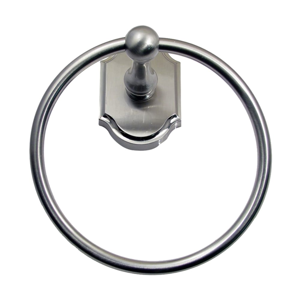 Rusticware 8686SN Wenmoor Satin nickel Wall mount Single Towel Ring