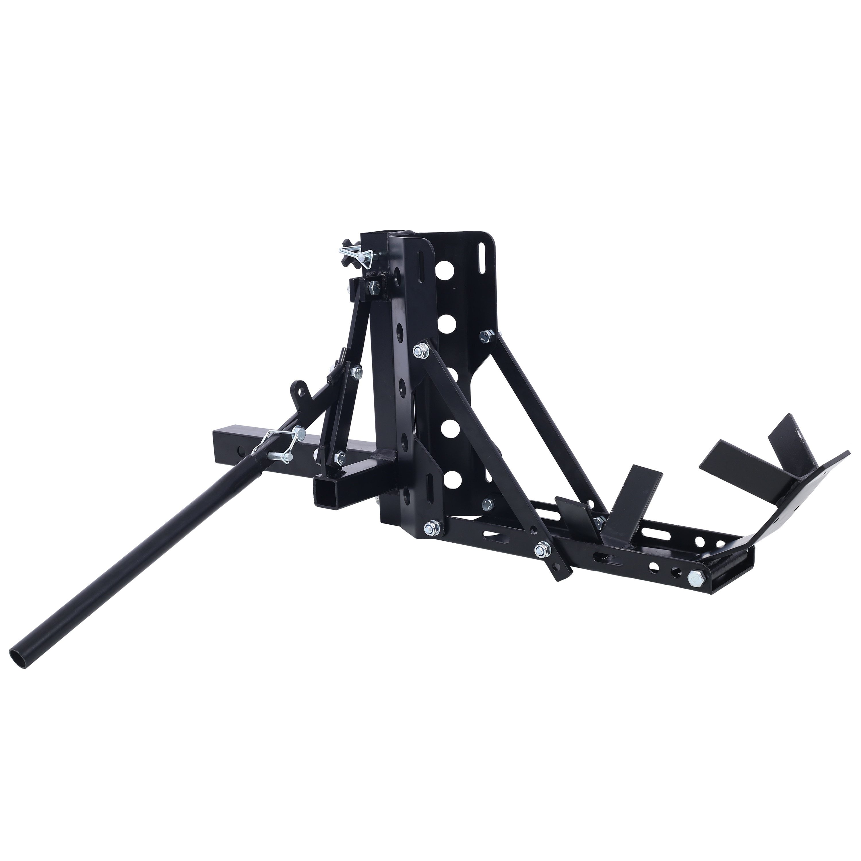 Kahomvis GH-QP214-66 800Lbs Motorcycle Trailer Hitch Scooter Hauler Mount Rack 2Inch Motorcycle Tow Carrier Receiver Heavy Duty Steel