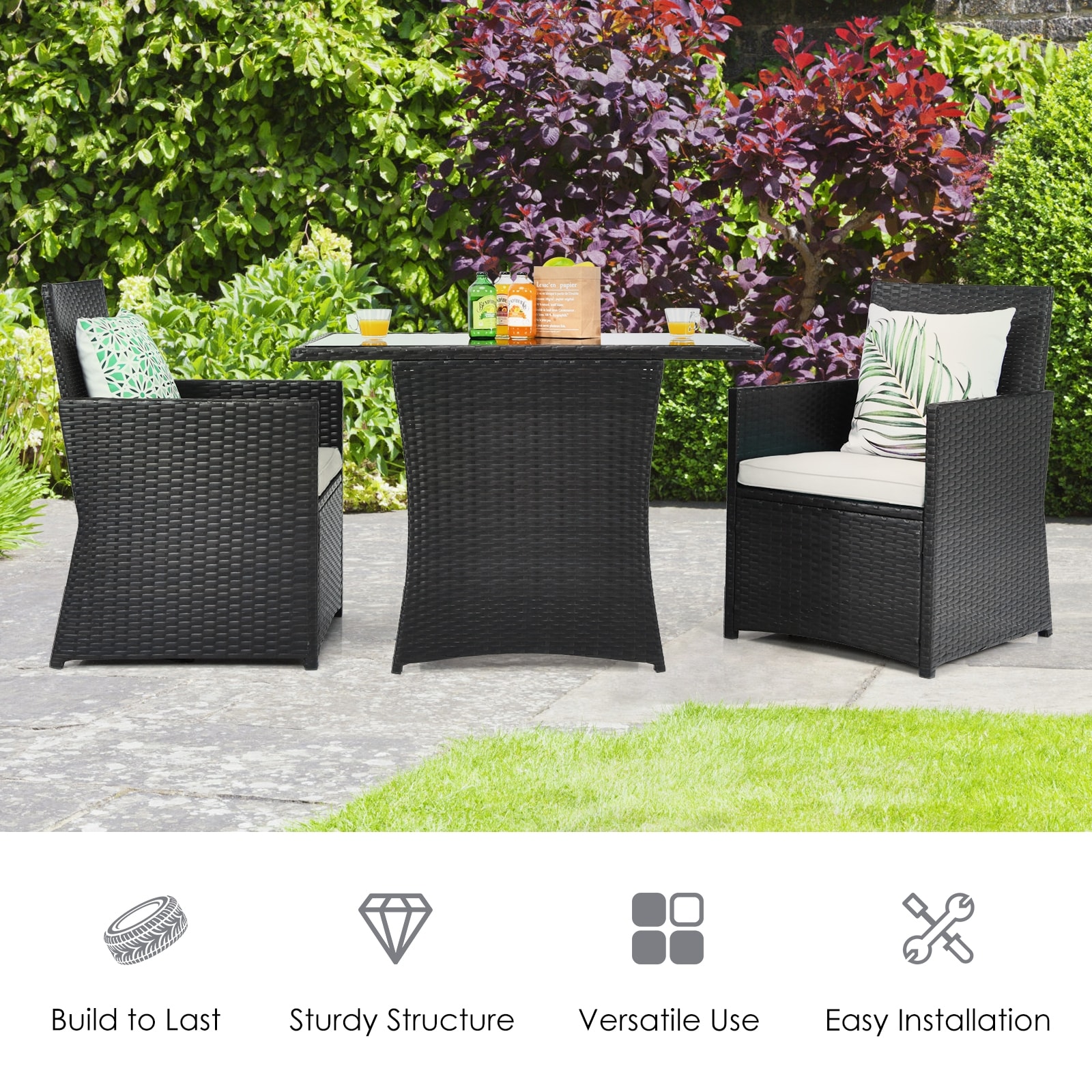 Clihome CWCH-HW68AC178WH Patio-Conversation-Sets - View #9