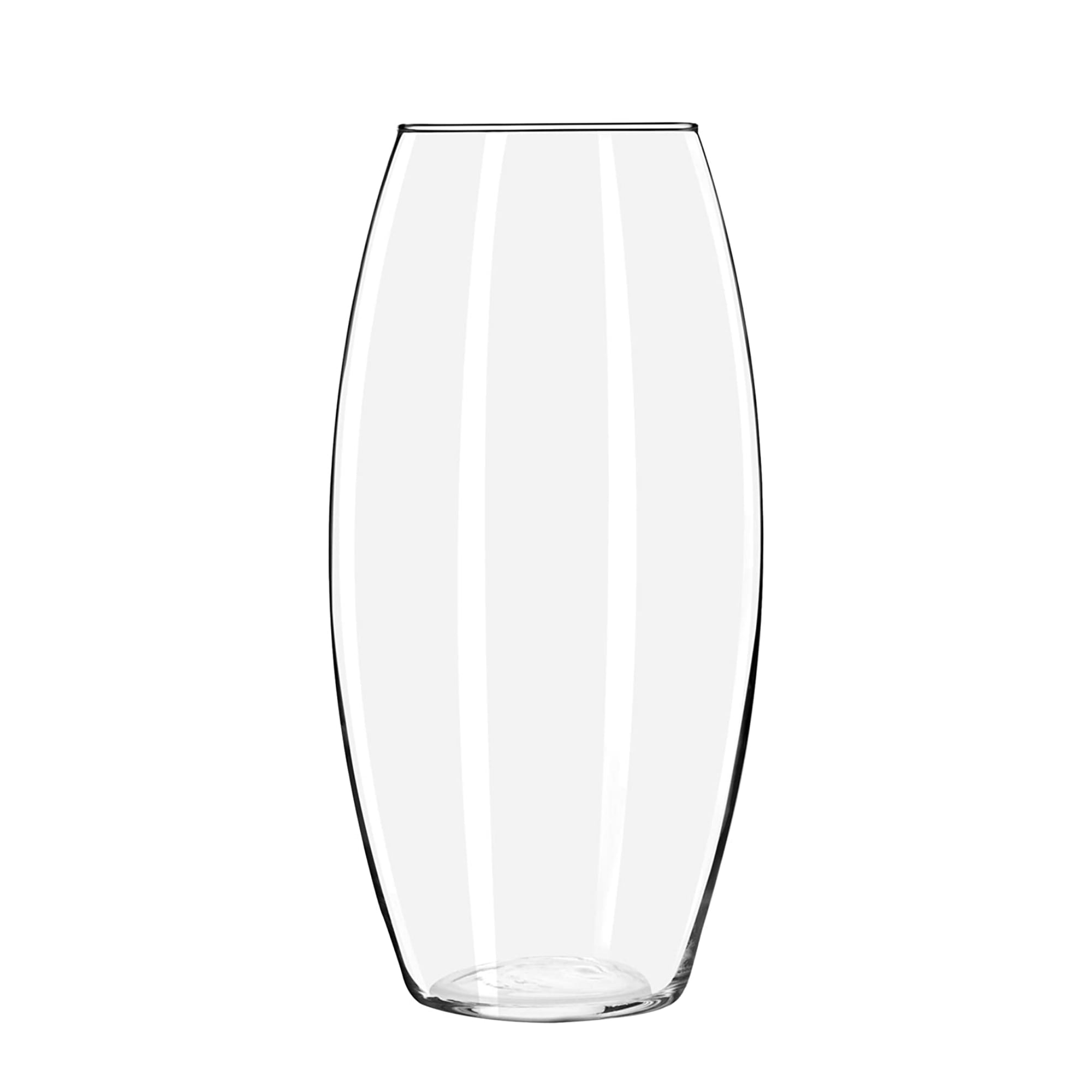 Slickblue Modern Set of 1/4 Clear 10- in Glass Bullet Vase for Tables or Events