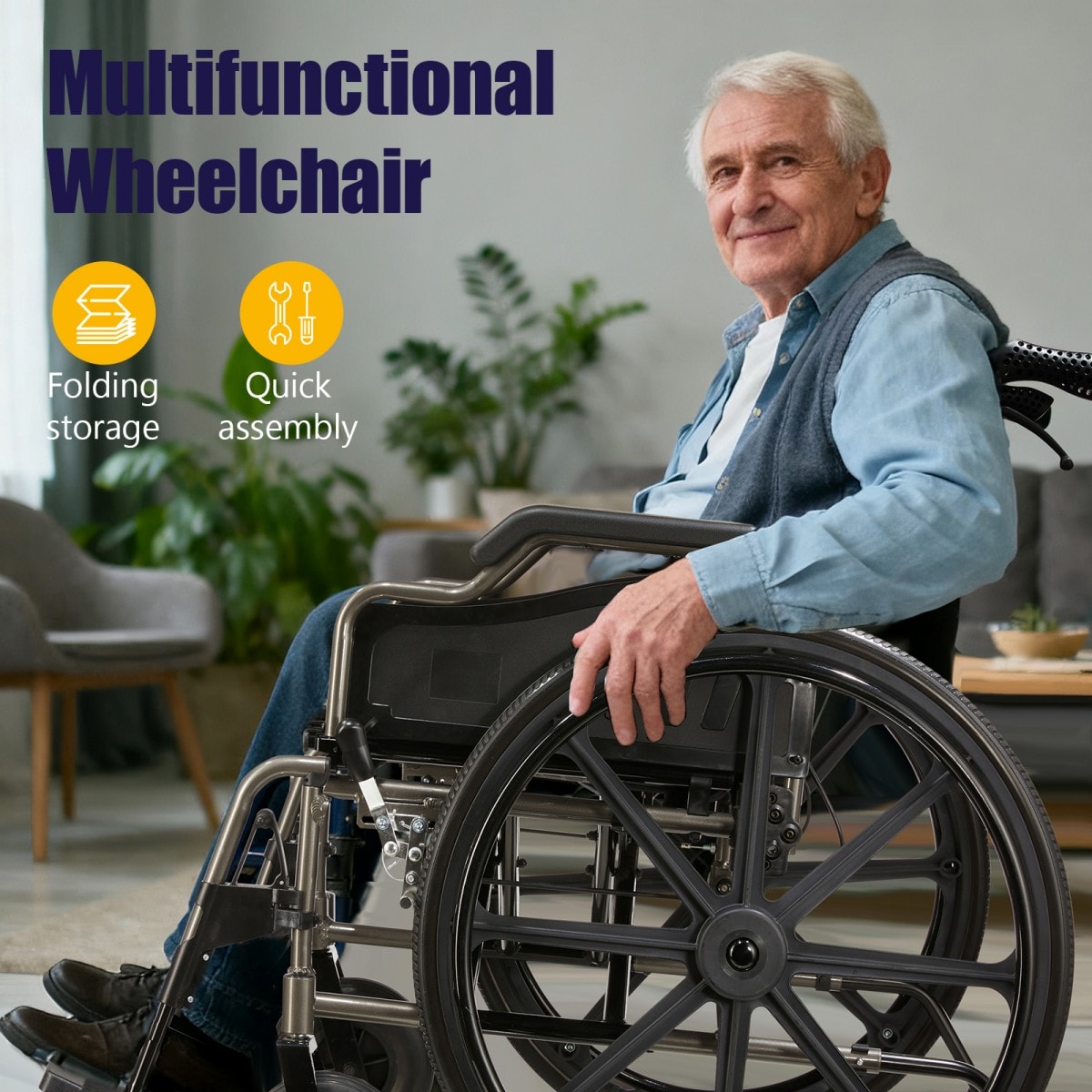 Dexmalle W3121P297406 Walkers-Wheelchairs-Rollators - View #2
